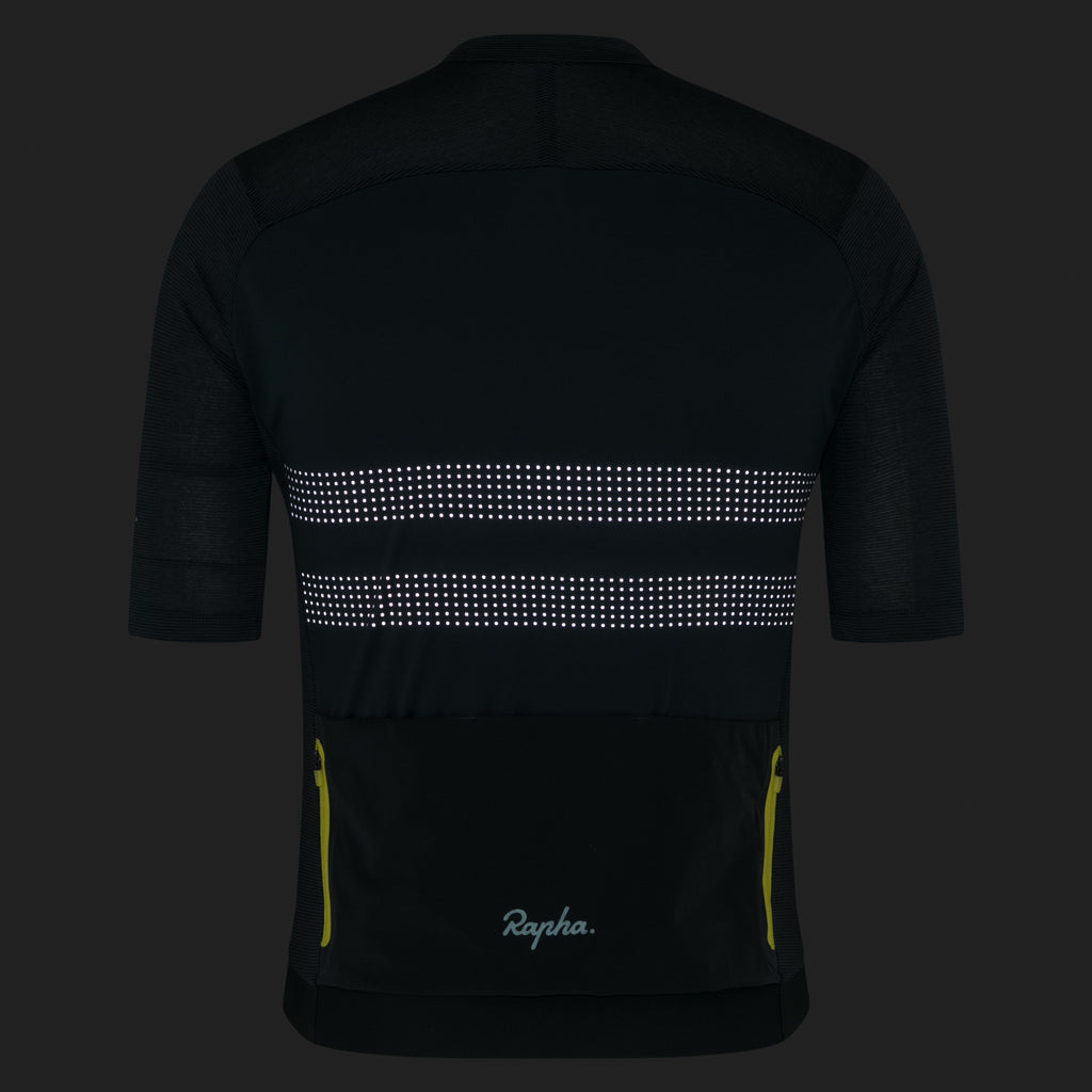 Men's Brevet Lightweight Jersey III - Dark Forest/Silver Reflective