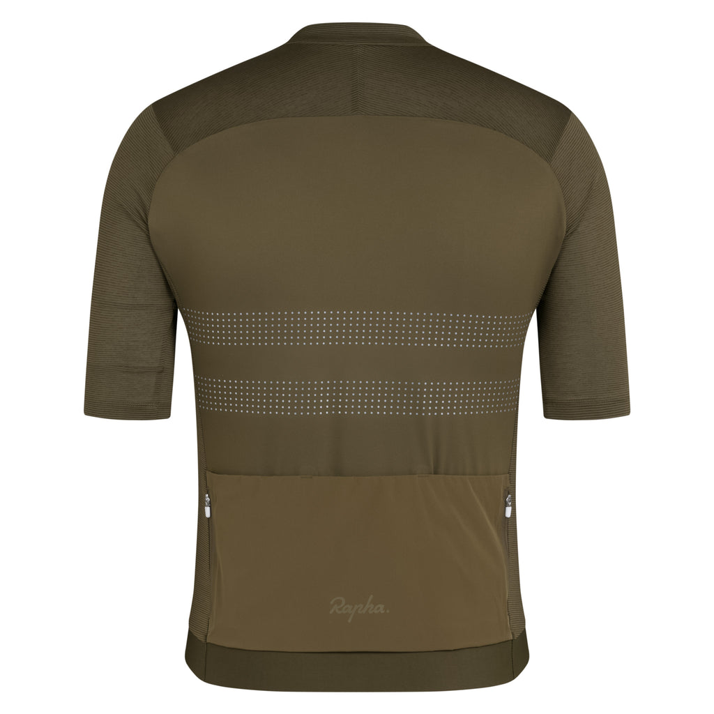Men's Brevet Lightweight Jersey III - Dark Olive/Balsam Green