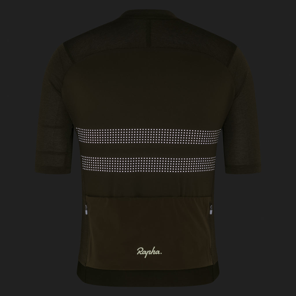 Men's Brevet Lightweight Jersey III - Dark Olive/Balsam Green