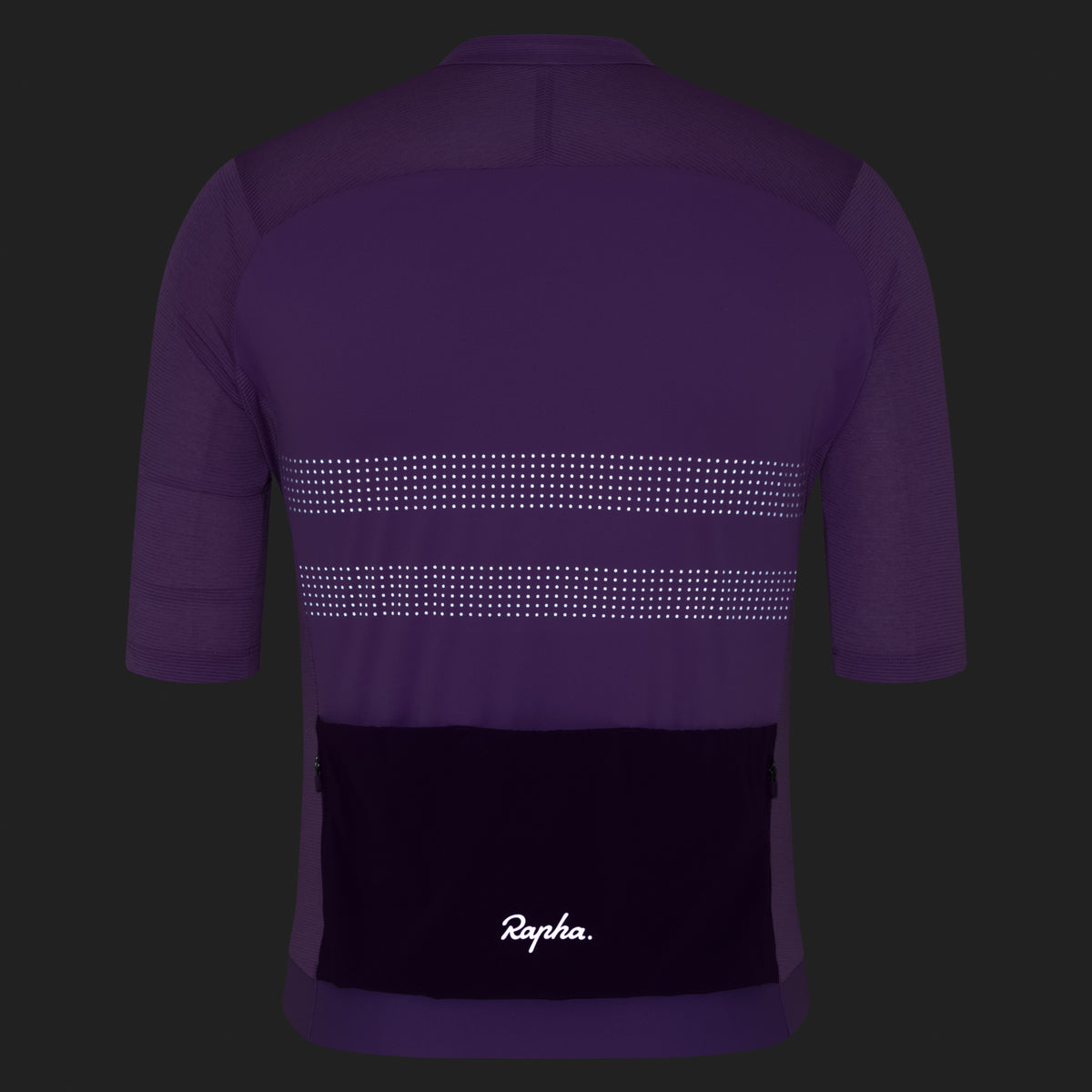 Men's Brevet Lightweight Jersey III - Stone Purple/Silver Reflective