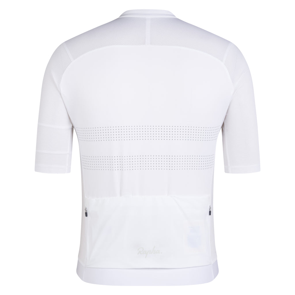 Men's Brevet Lightweight Jersey III - White/Silver