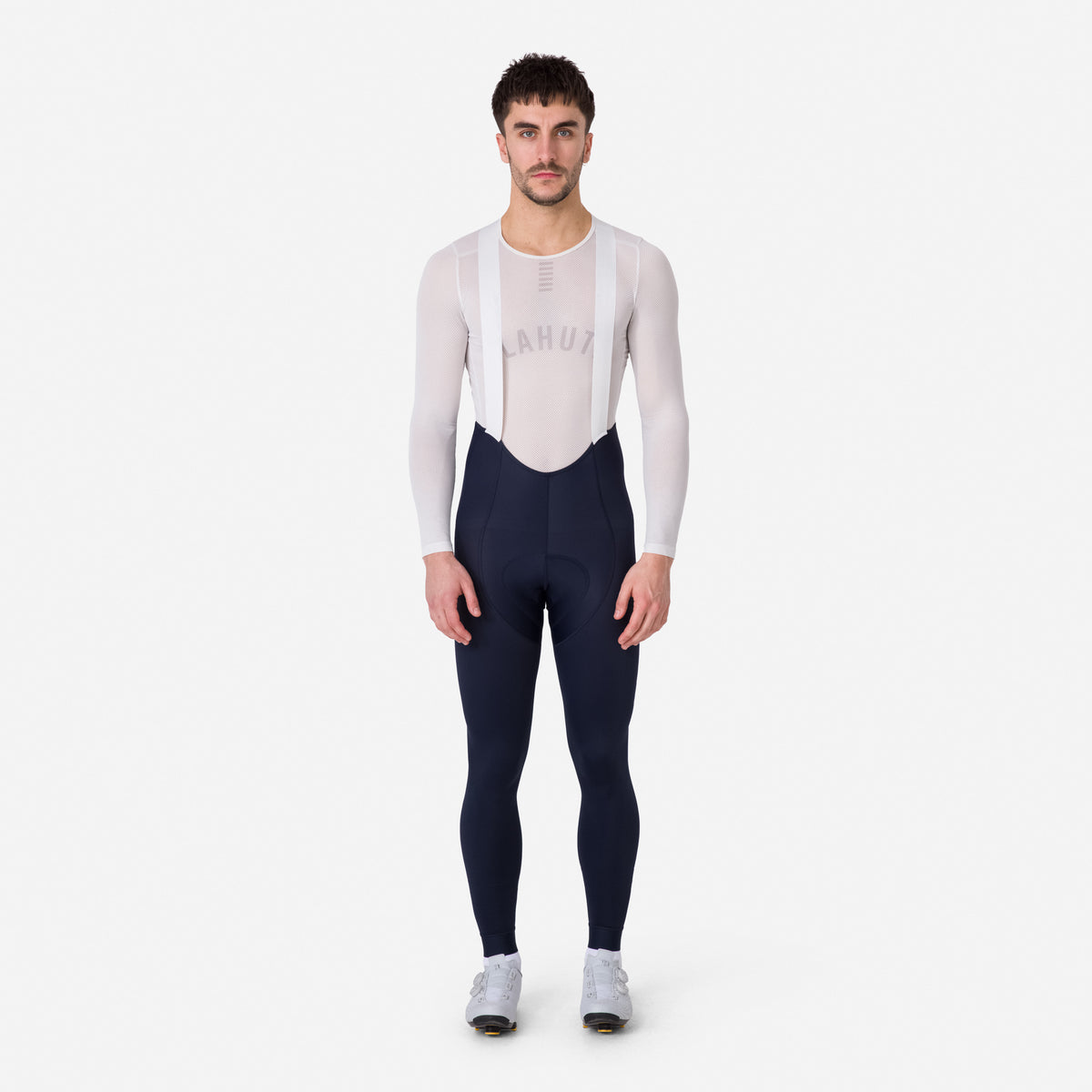 Men's Pro Team Lightweight Tights - Dark Navy/White