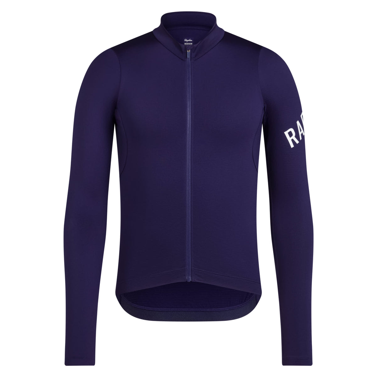 Men's Pro Team Long Sleeve Midweight Jersey - Navy Purple/White