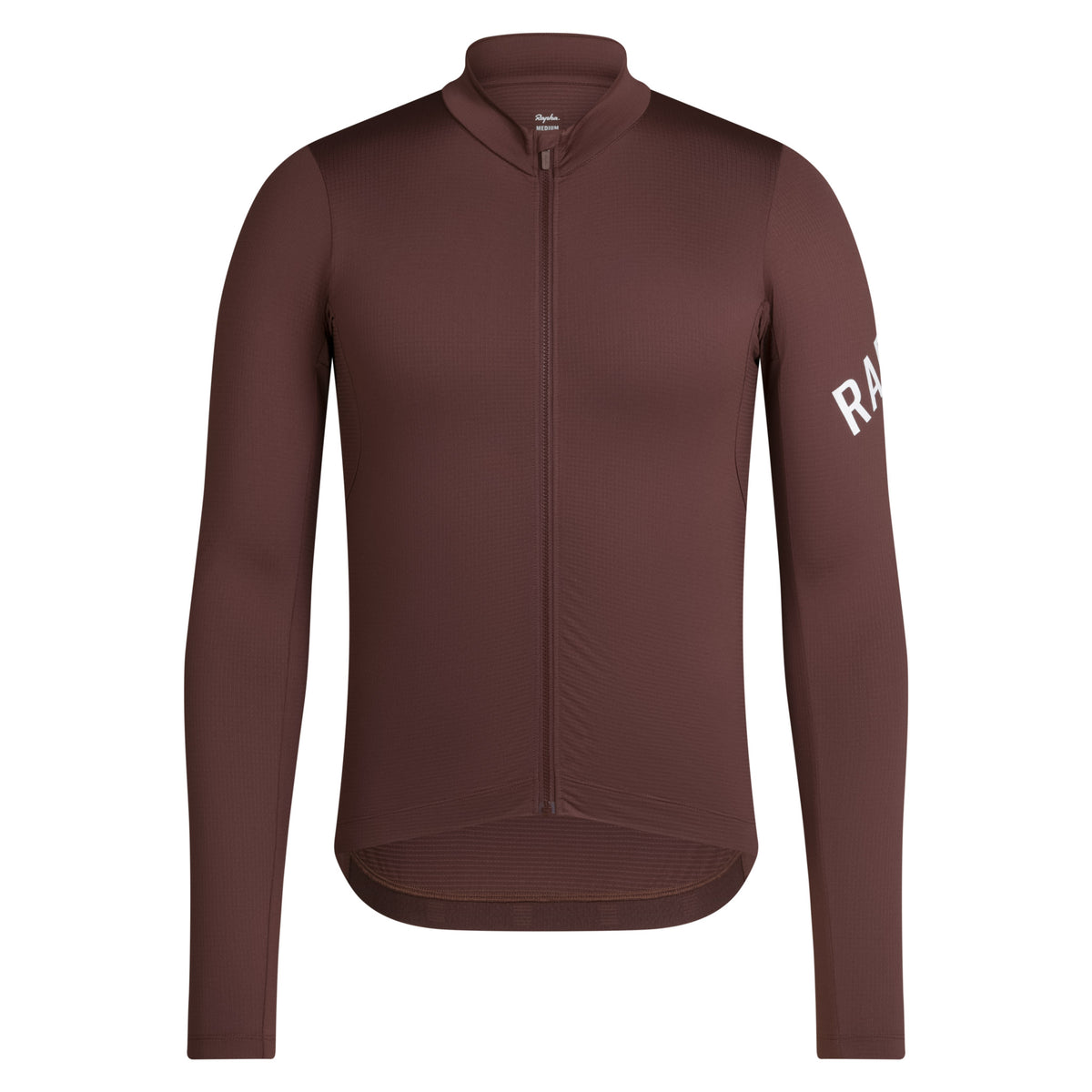 Men's Pro Team Long Sleeve Midweight Jersey - Walnut Brown/White