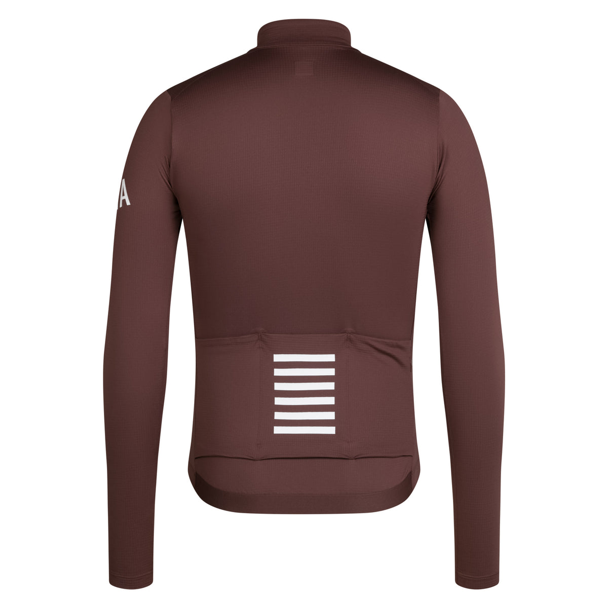 Men's Pro Team Long Sleeve Midweight Jersey - Walnut Brown/White