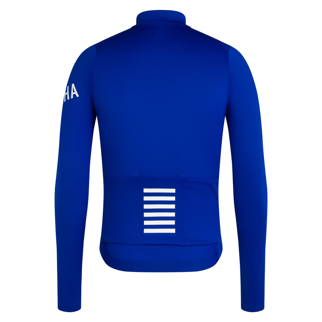 Men's Pro Team Long Sleeve Midweight Jersey - Blue/White