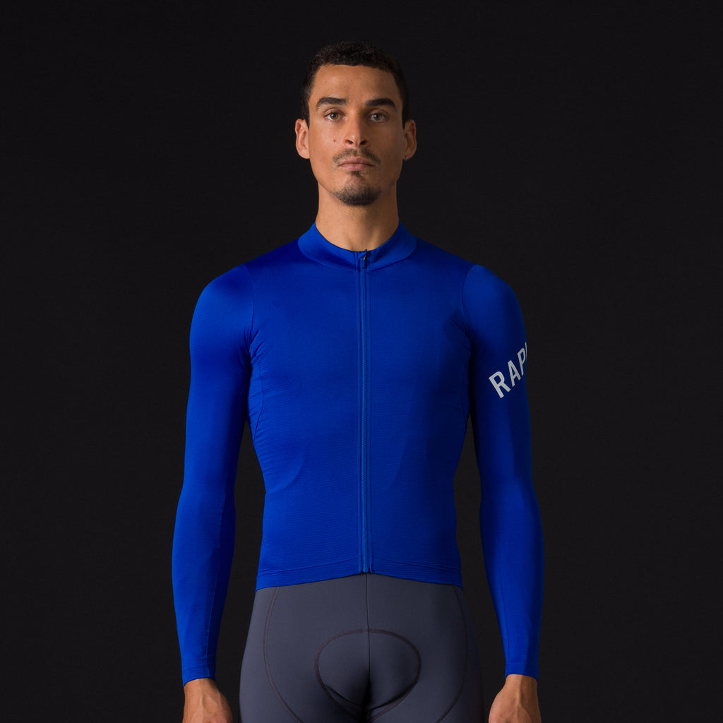 Men's Pro Team Long Sleeve Midweight Jersey - Blue/White