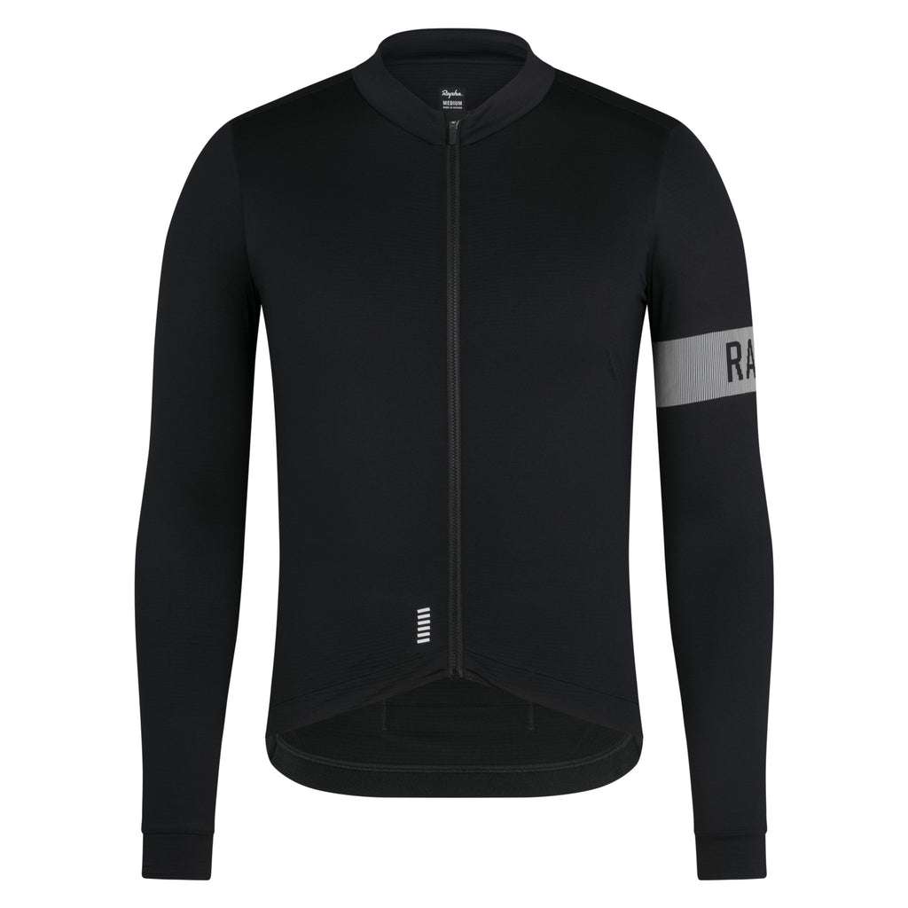 Men's Pro Team Long Sleeve Midweight Jersey II - Black/White