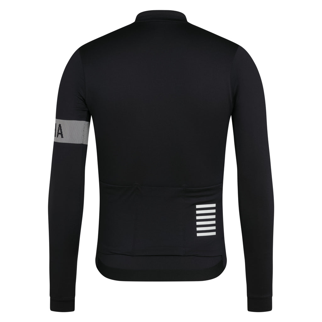 Men's Pro Team Long Sleeve Midweight Jersey II - Black/White