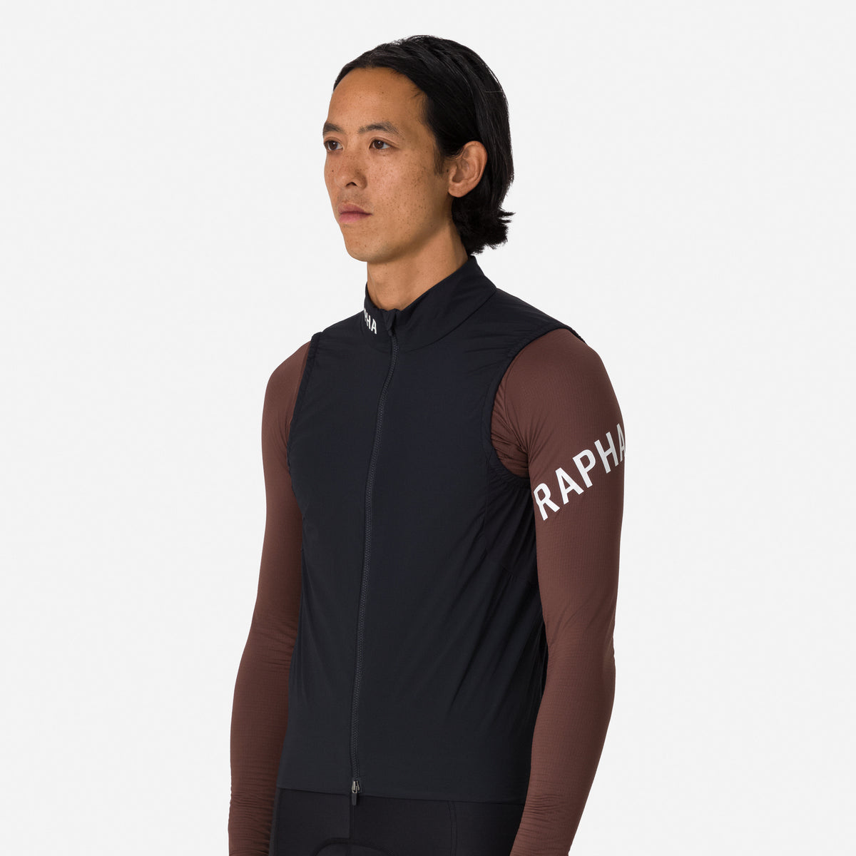 Men's Pro Team Insulated Gilet - Black/White