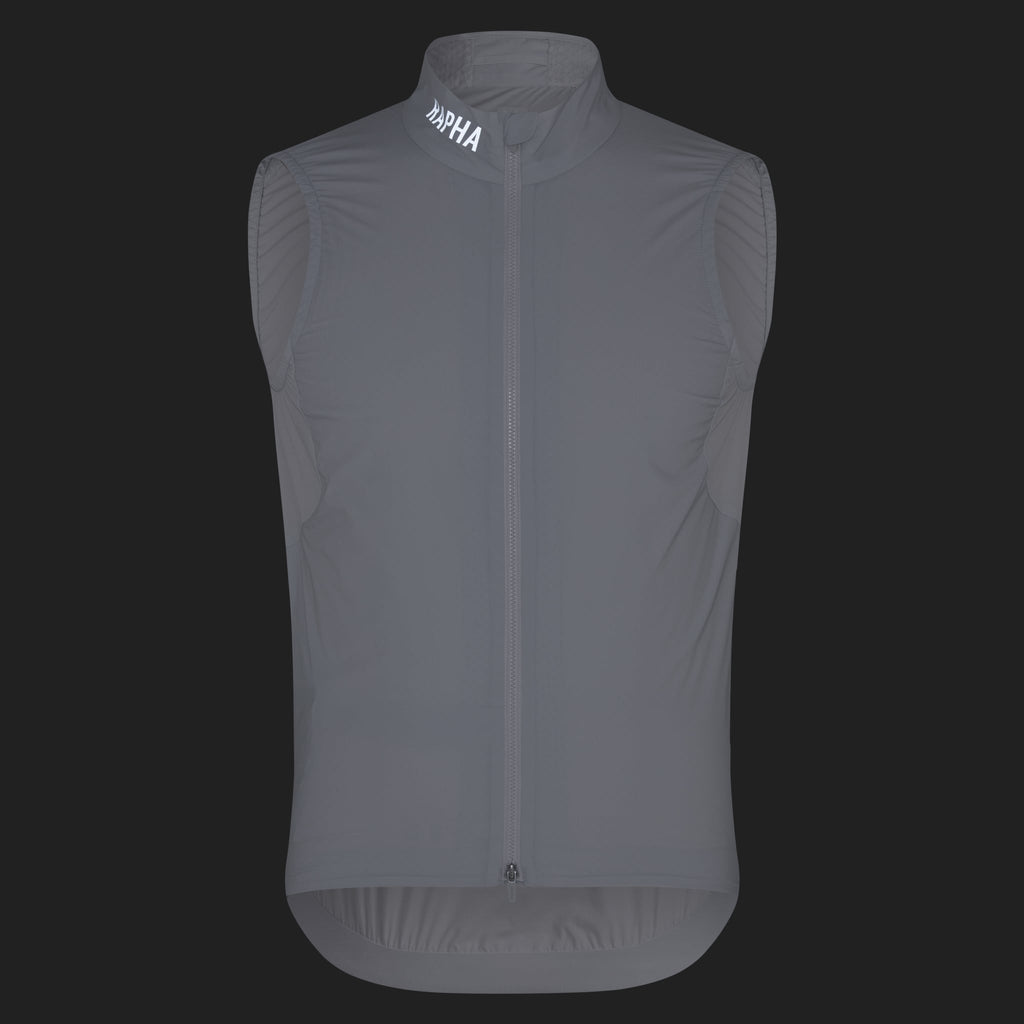 Men's Pro Team Insulated Gilet - Silver/White