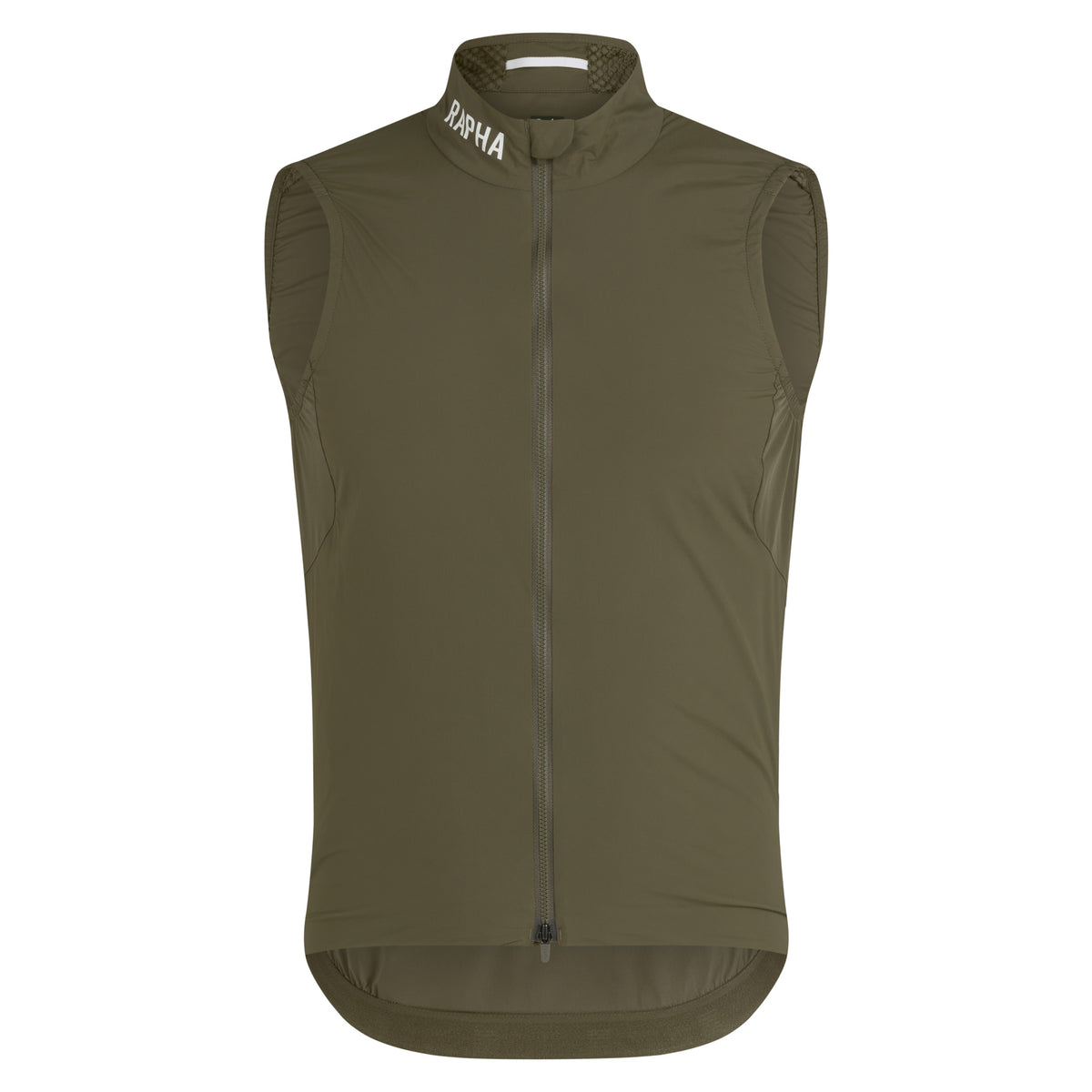 Men's Pro Team Insulated Gilet - Moss Green/White