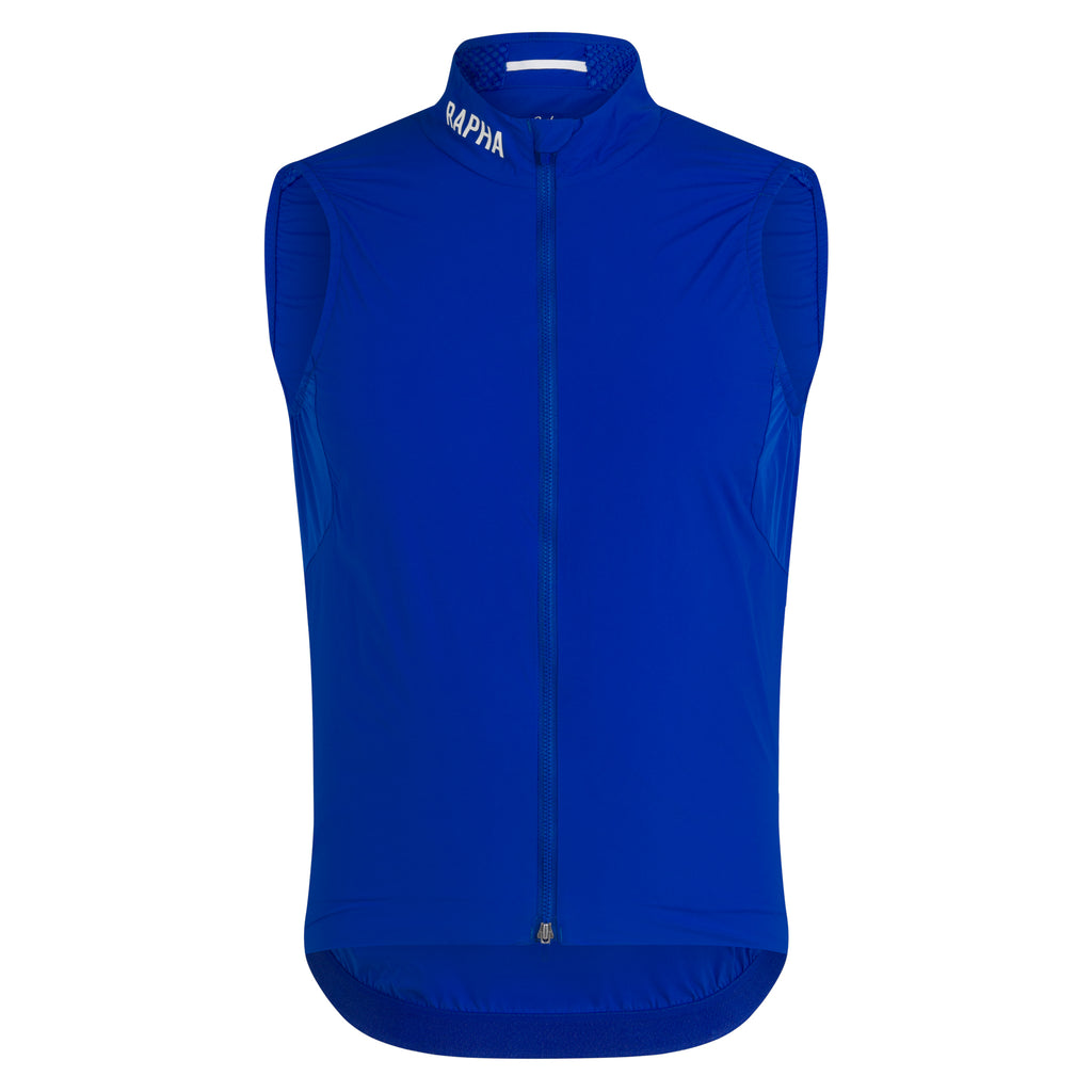 Men's Pro Team Insulated Gilet - Blue/White