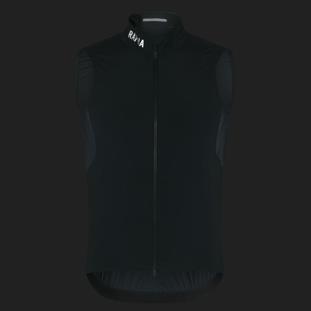 Men's Pro Team Insulated Gilet - Onyx/White