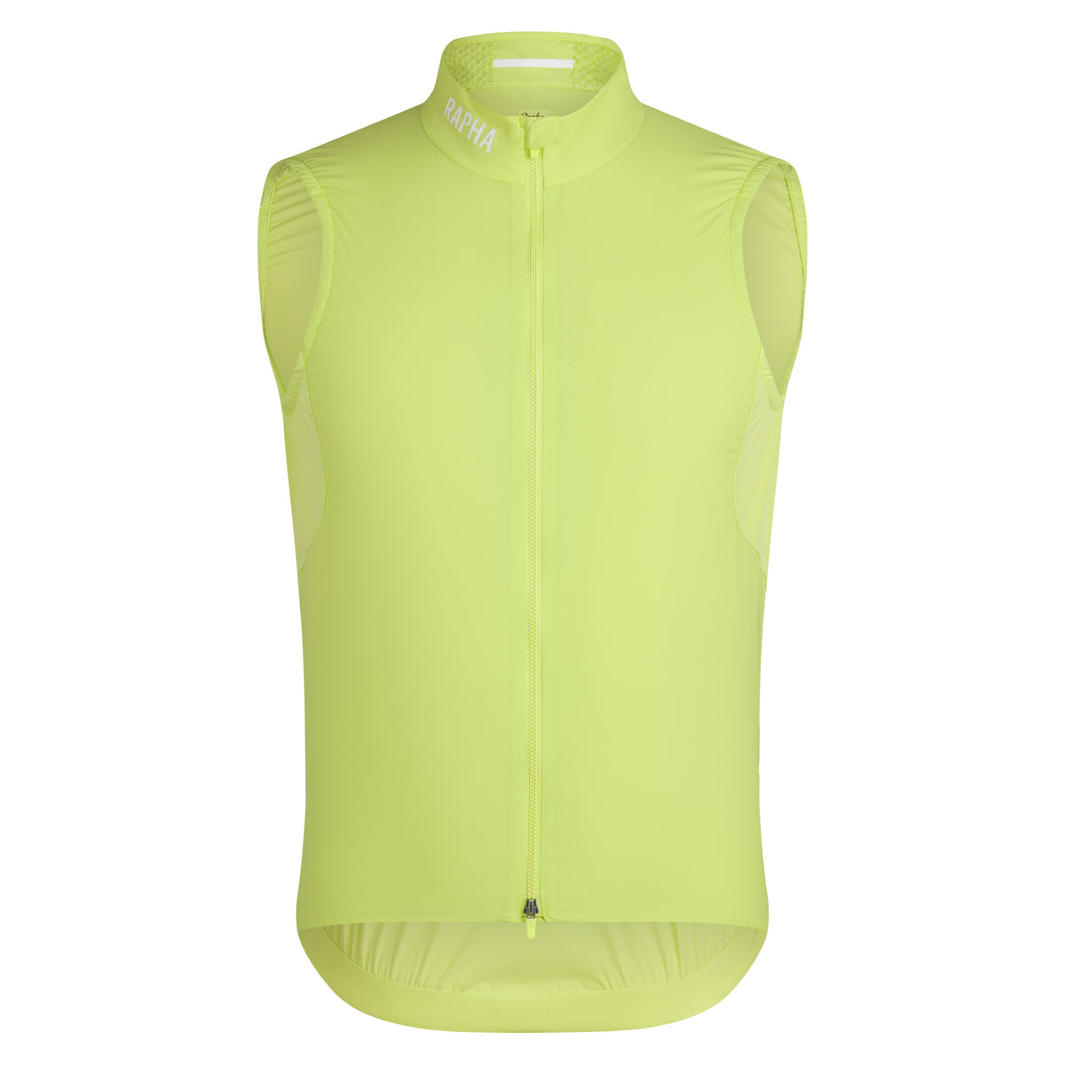 Men's Pro Team Insulated Gilet - Lime Green/White