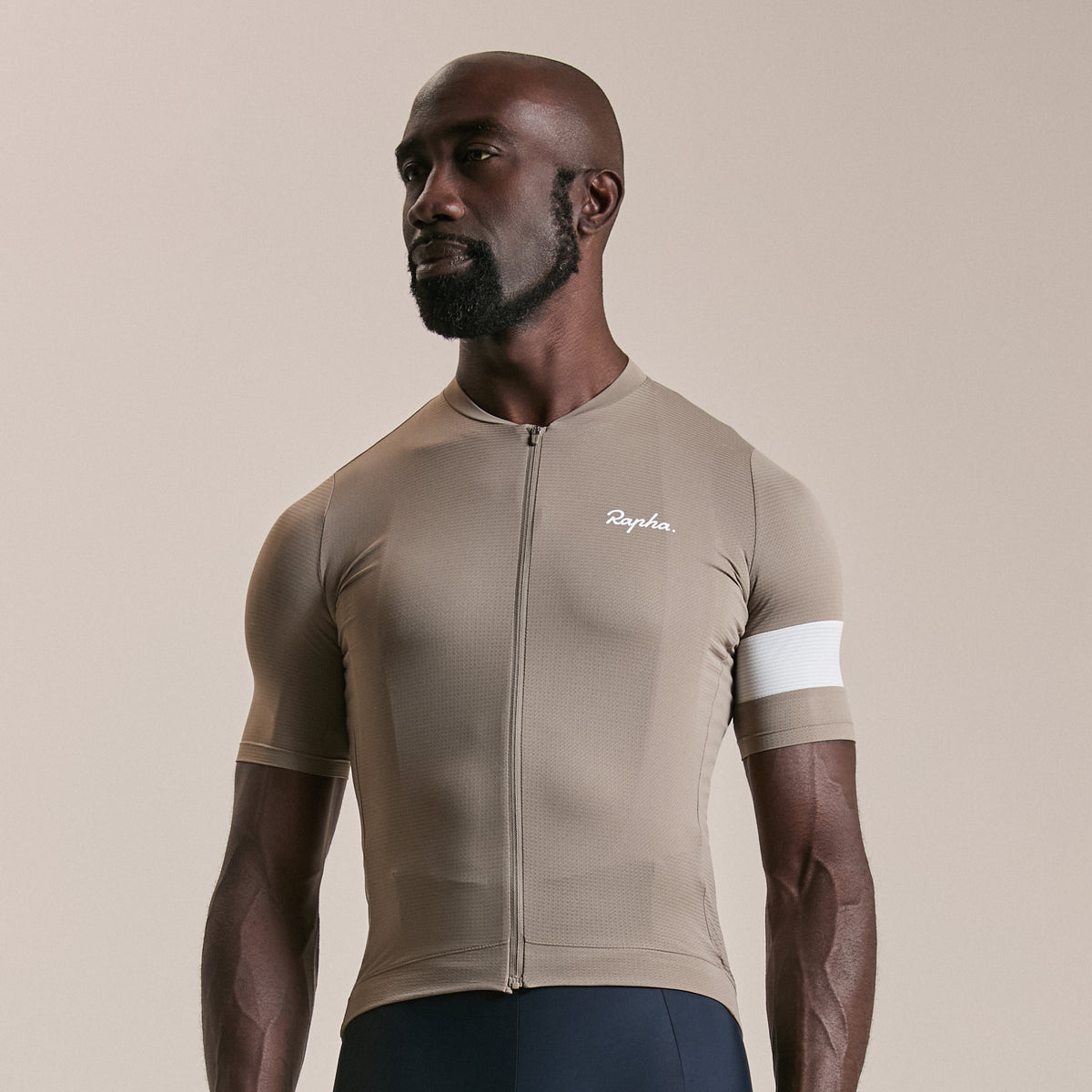 Men's Core Lightweight Jersey - Dark Tan/White