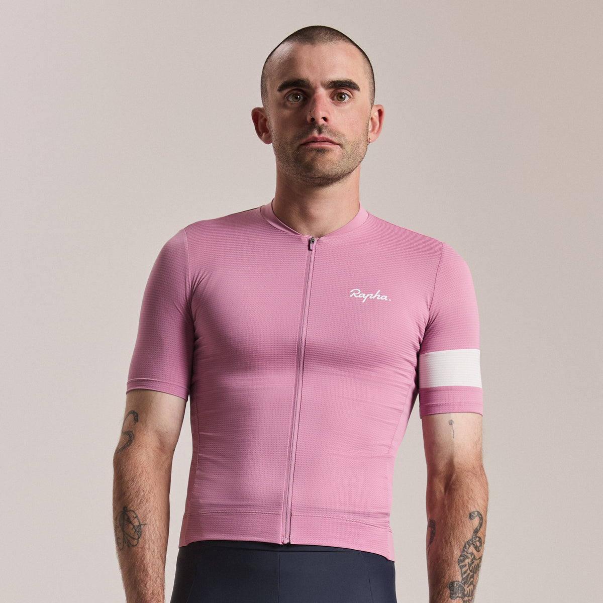 Men's Core Lightweight Jersey - Dusty Mauve/White