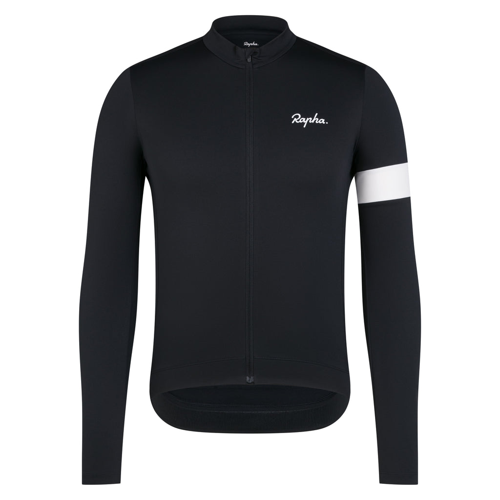 Men's Core Long Sleeve Thermal Jersey - Black/White