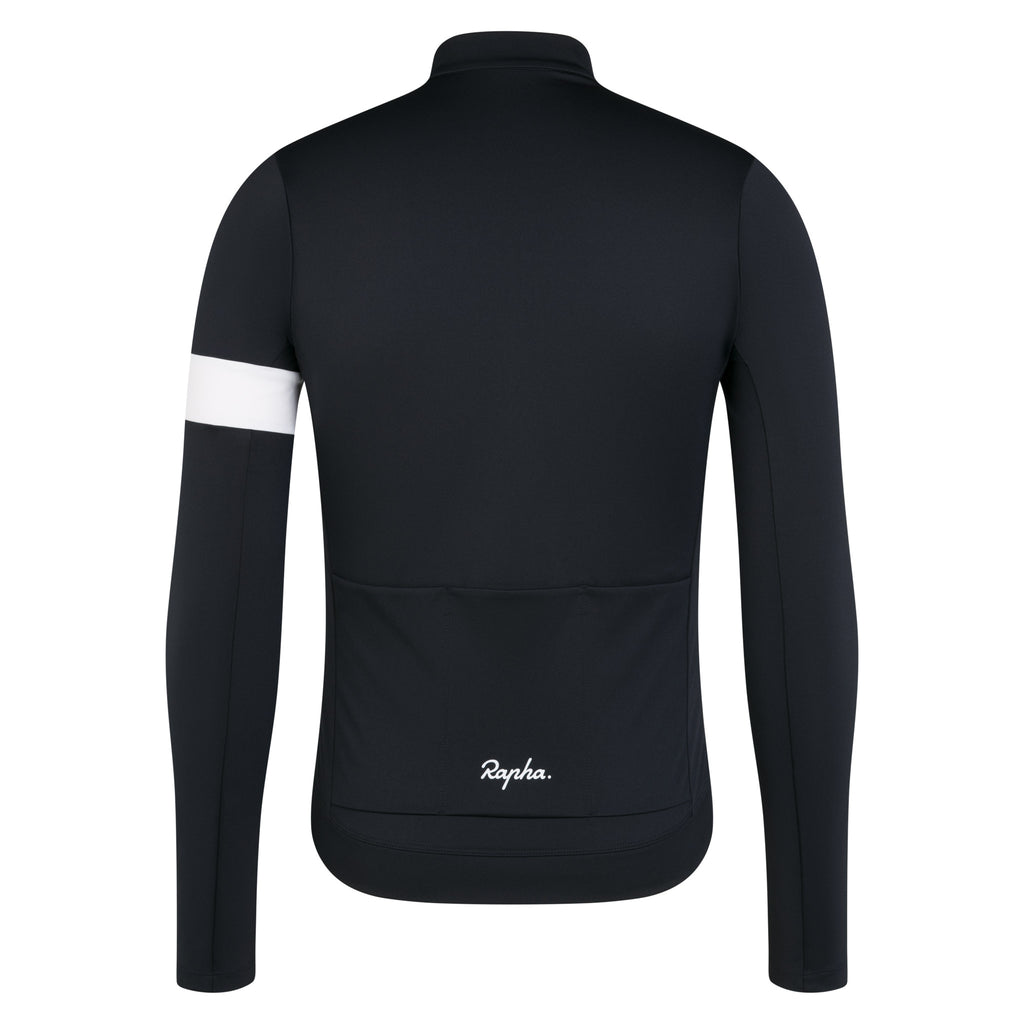 Men's Core Long Sleeve Thermal Jersey - Black/White
