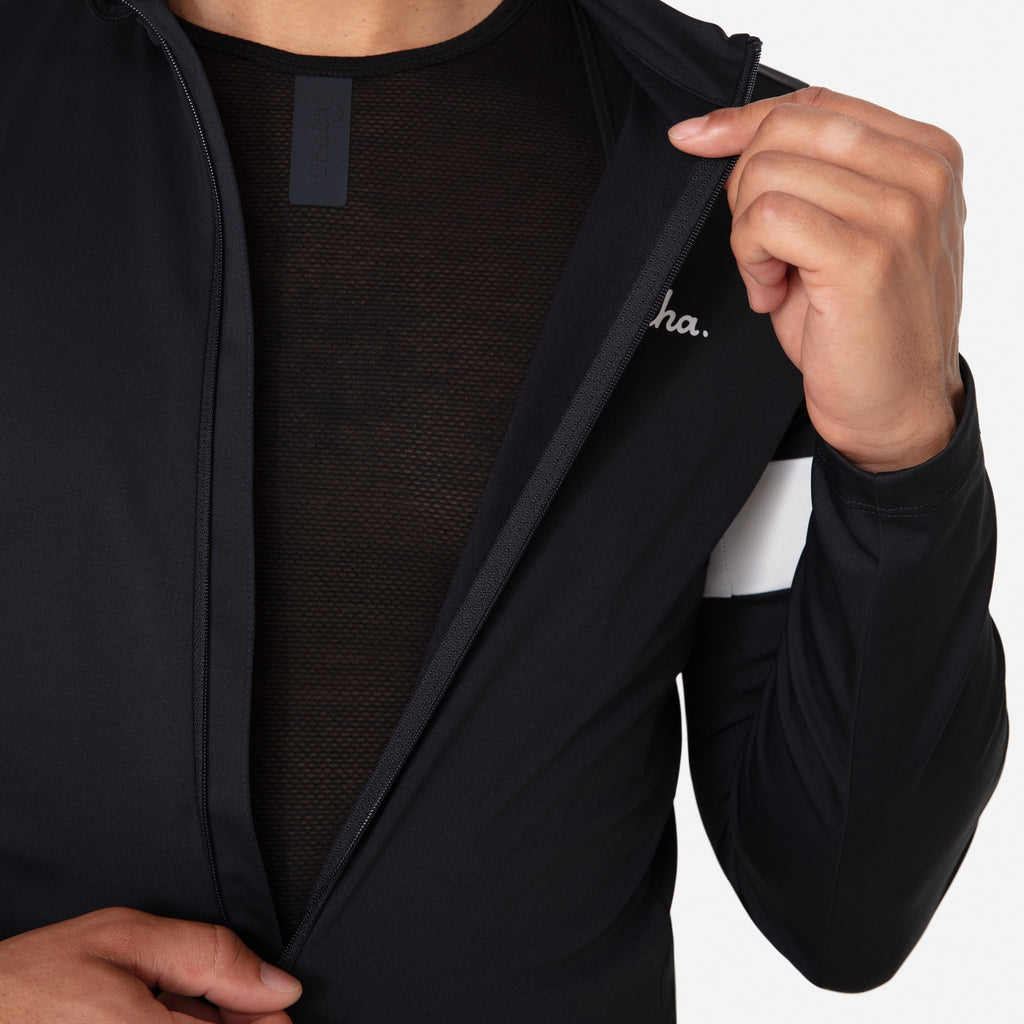 Men's Core Long Sleeve Thermal Jersey - Black/White