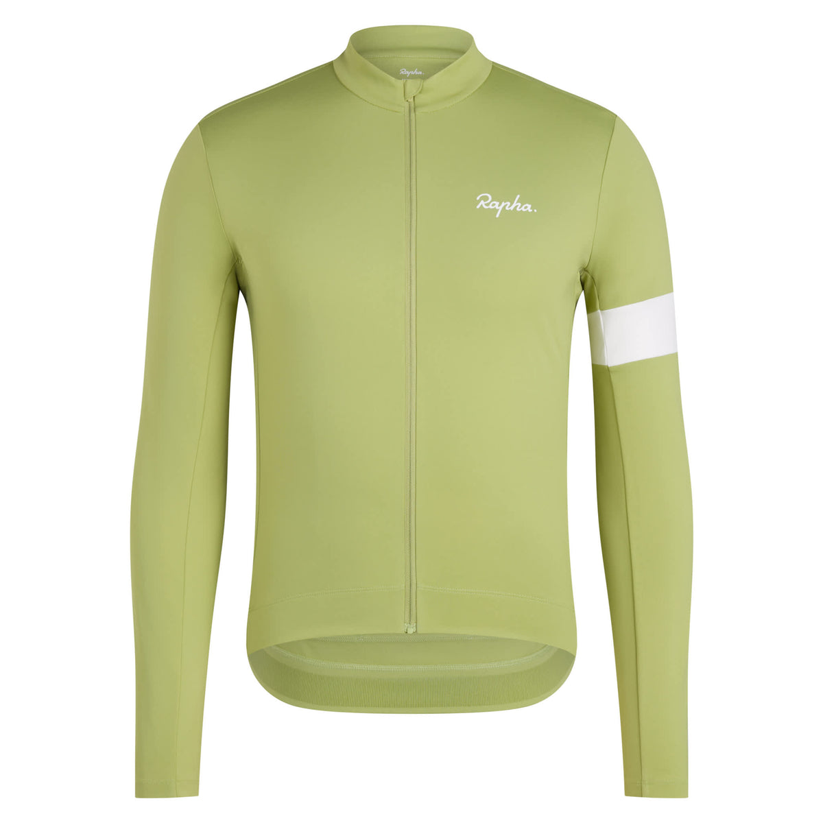 Men's Core Long Sleeve Thermal Jersey - Fern/White