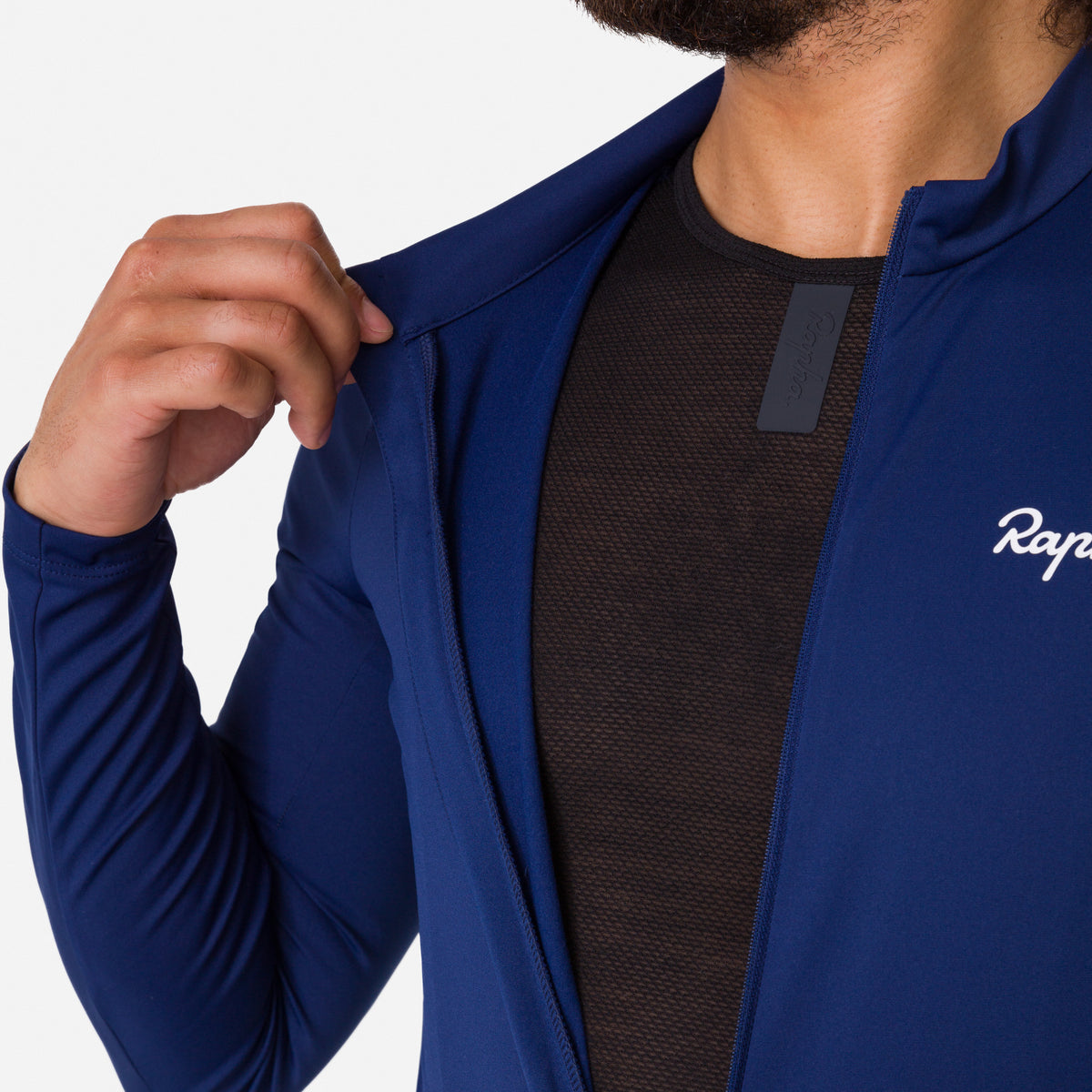 Men's Core Long Sleeve Thermal Jersey - Navy/White