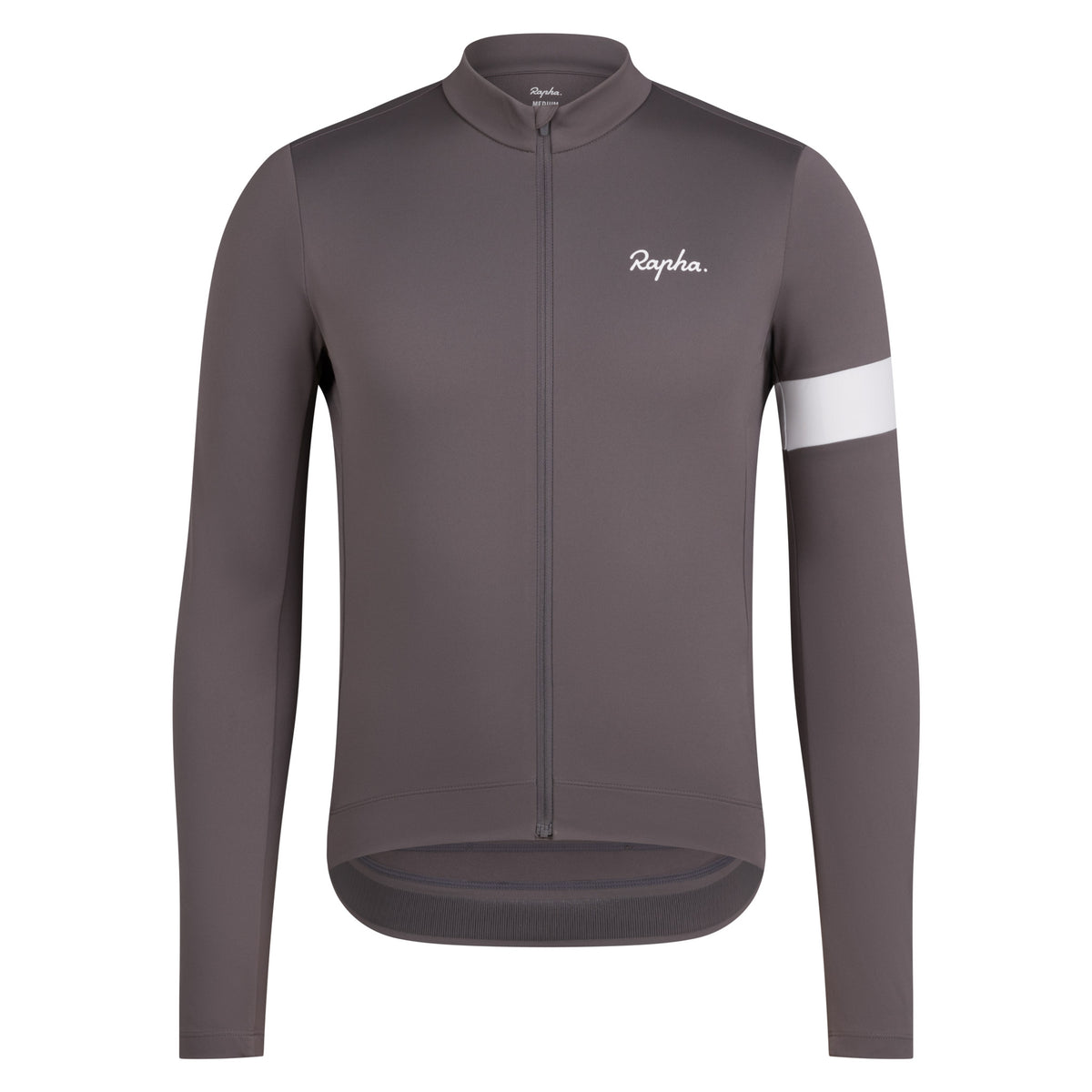 Men's Core Long Sleeve Thermal Jersey - Mushroom/White