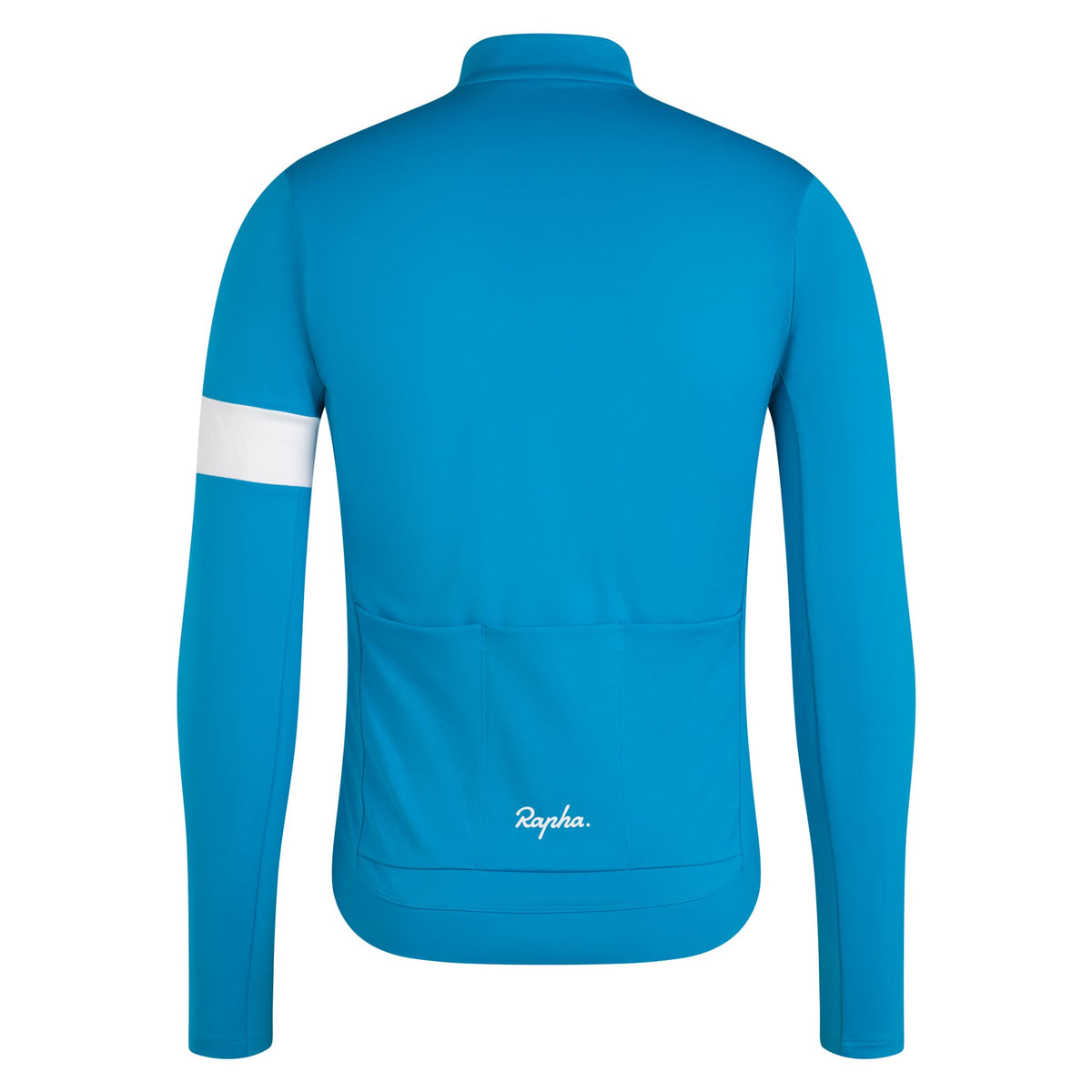 Men's Core Long Sleeve Thermal Jersey - Teal Blue/White