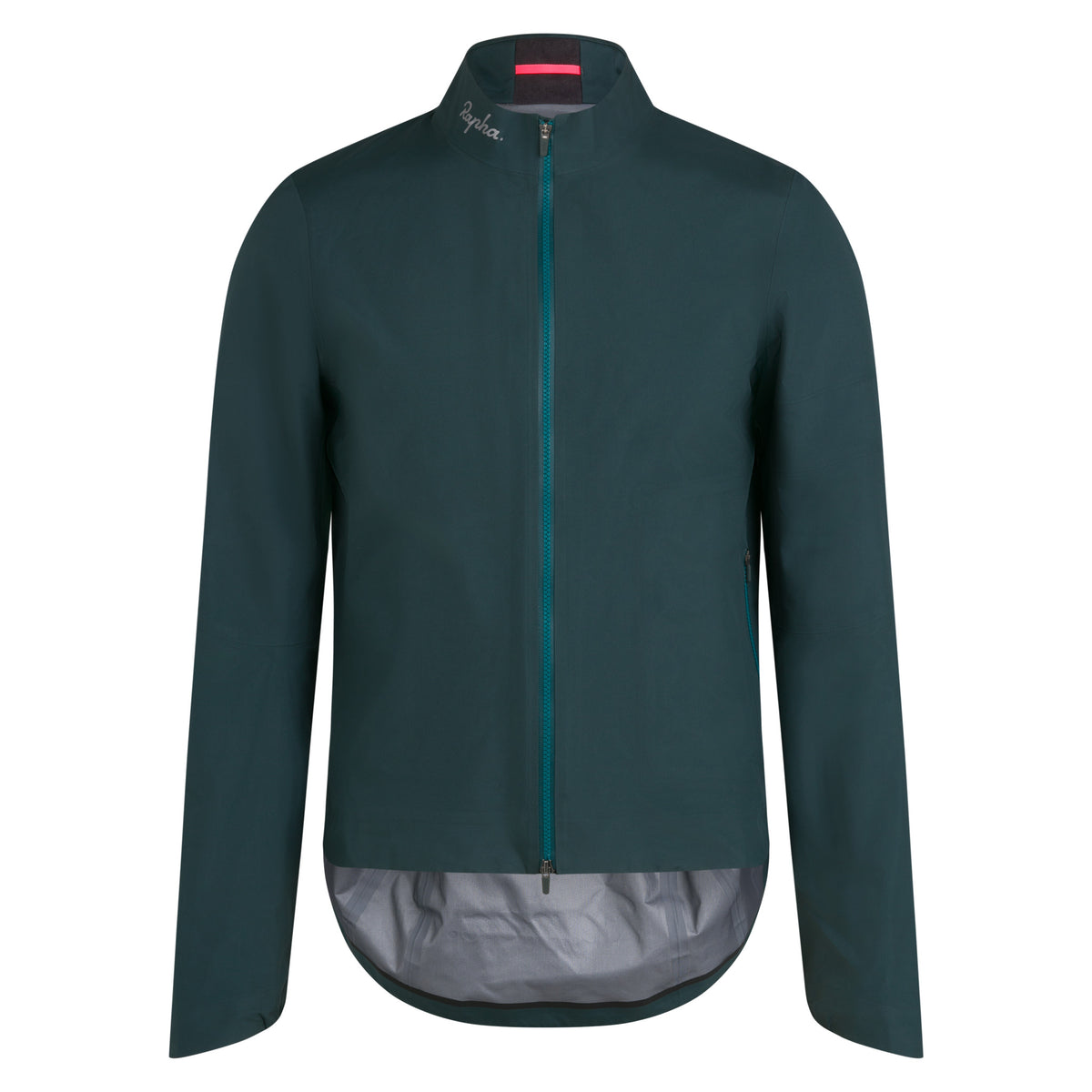Men's Rapha Gore-Tex Rain Jacket - Forest Green/Black