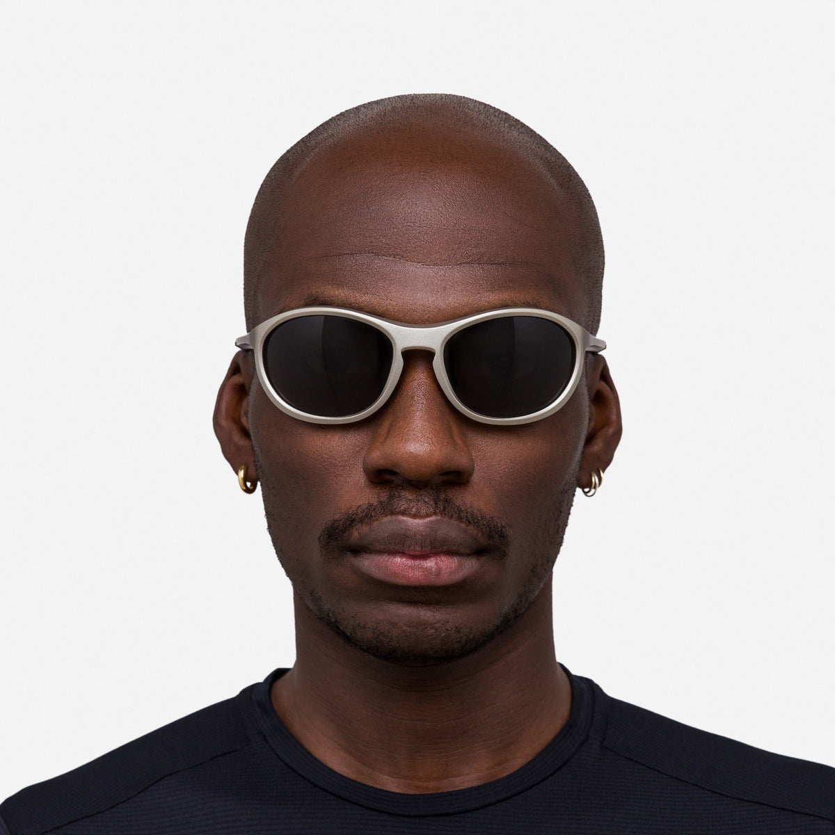 Dalton Glasses - Silver Metallic / Green