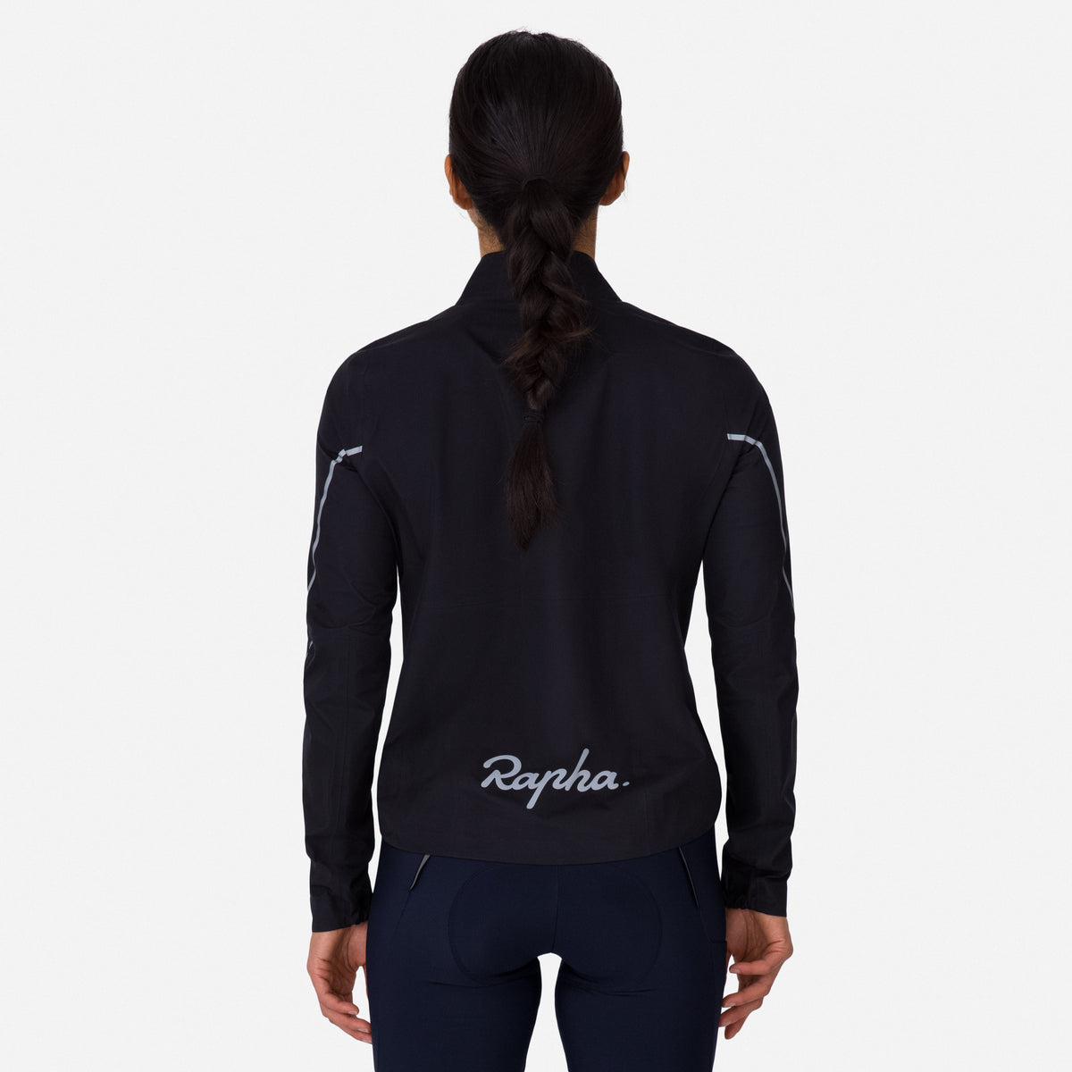 Women's Rapha Gore-Tex Rain Jacket - Black/Silver