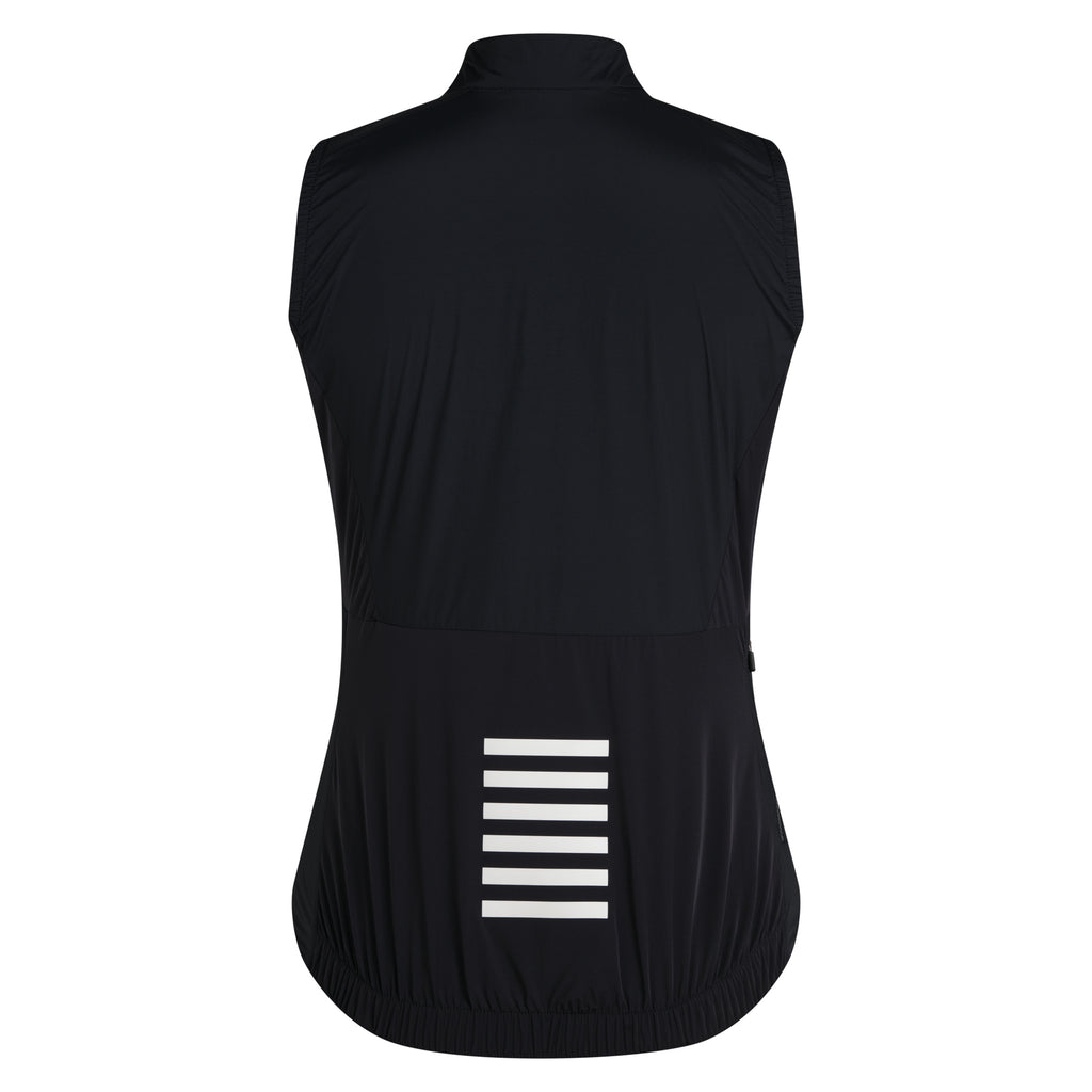 Women's Pro Team Insulated Gilet - Black/White