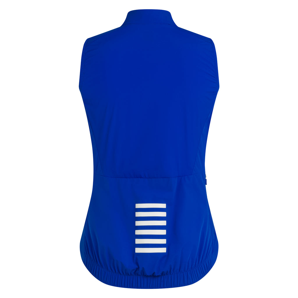 Women's Pro Team Insulated Gilet - Blue/White
