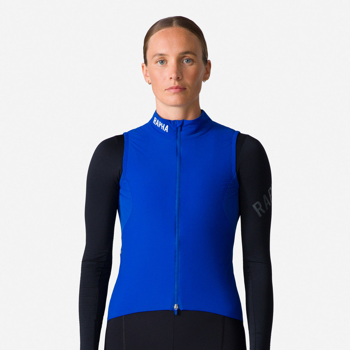 Women's Pro Team Insulated Gilet - Blue/White