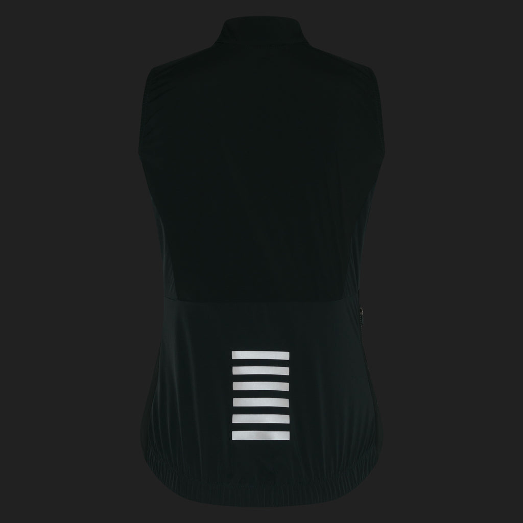 Women's Pro Team Insulated Gilet - Onyx/White