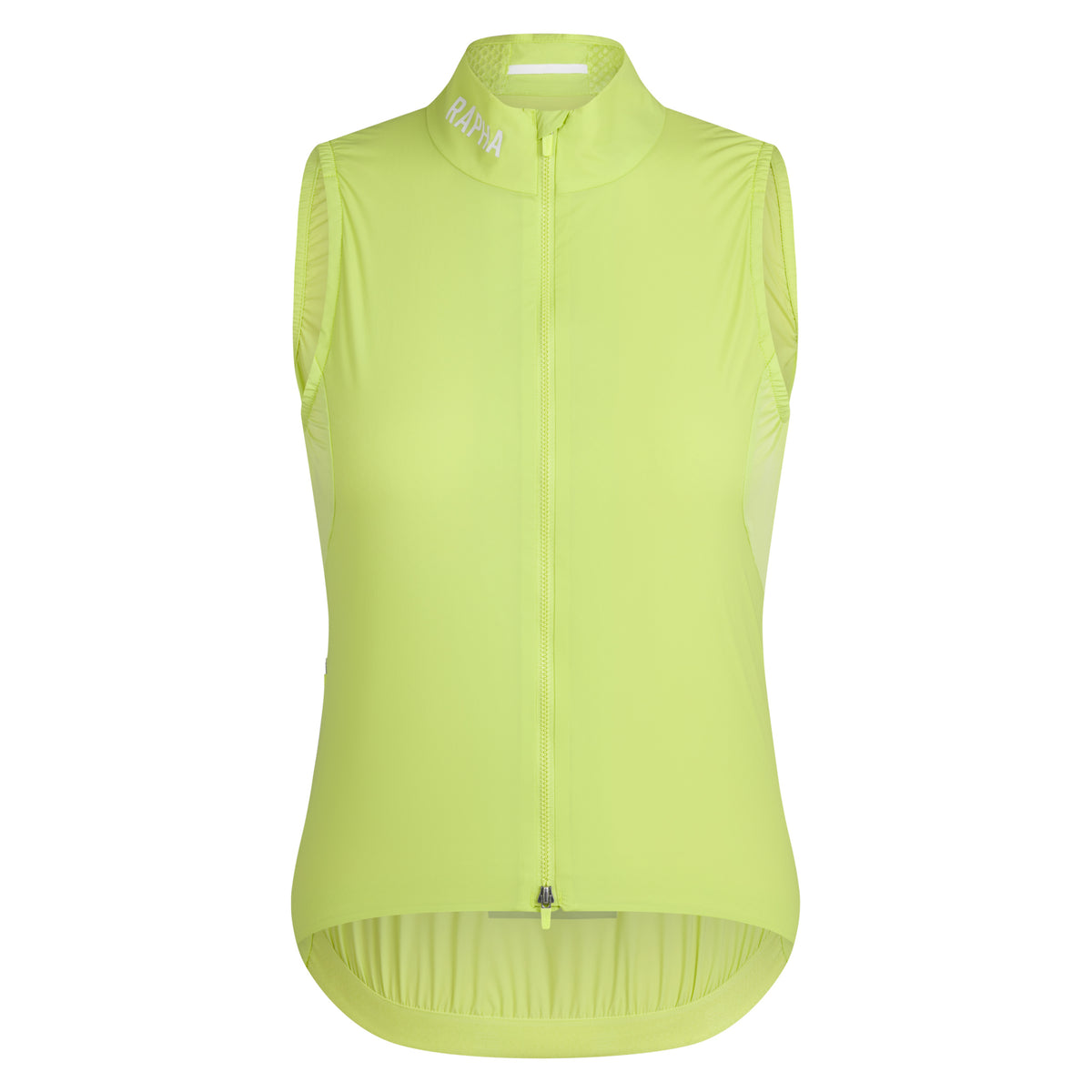Women's Pro Team Insulated Gilet - Lime Green/White