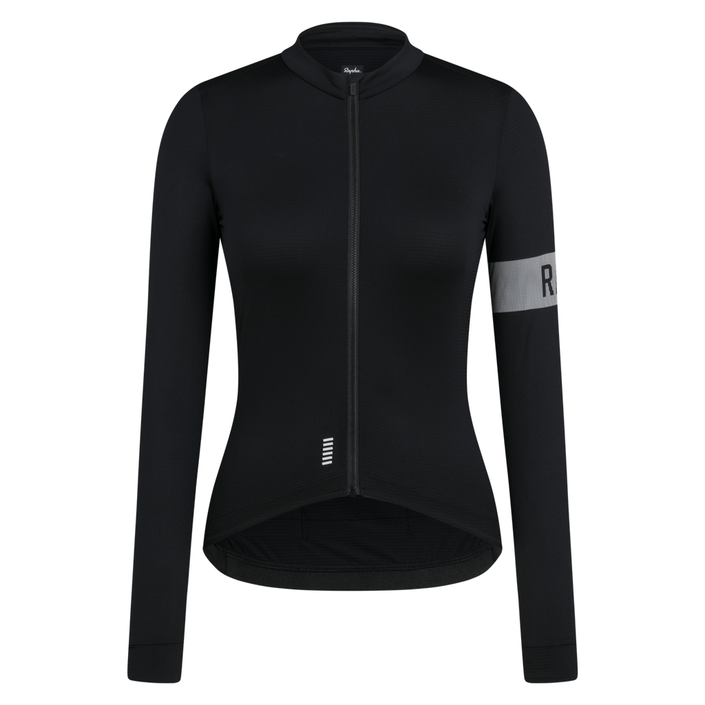 Women's Pro Team Long Sleeve Midweight Jersey II - Black/White