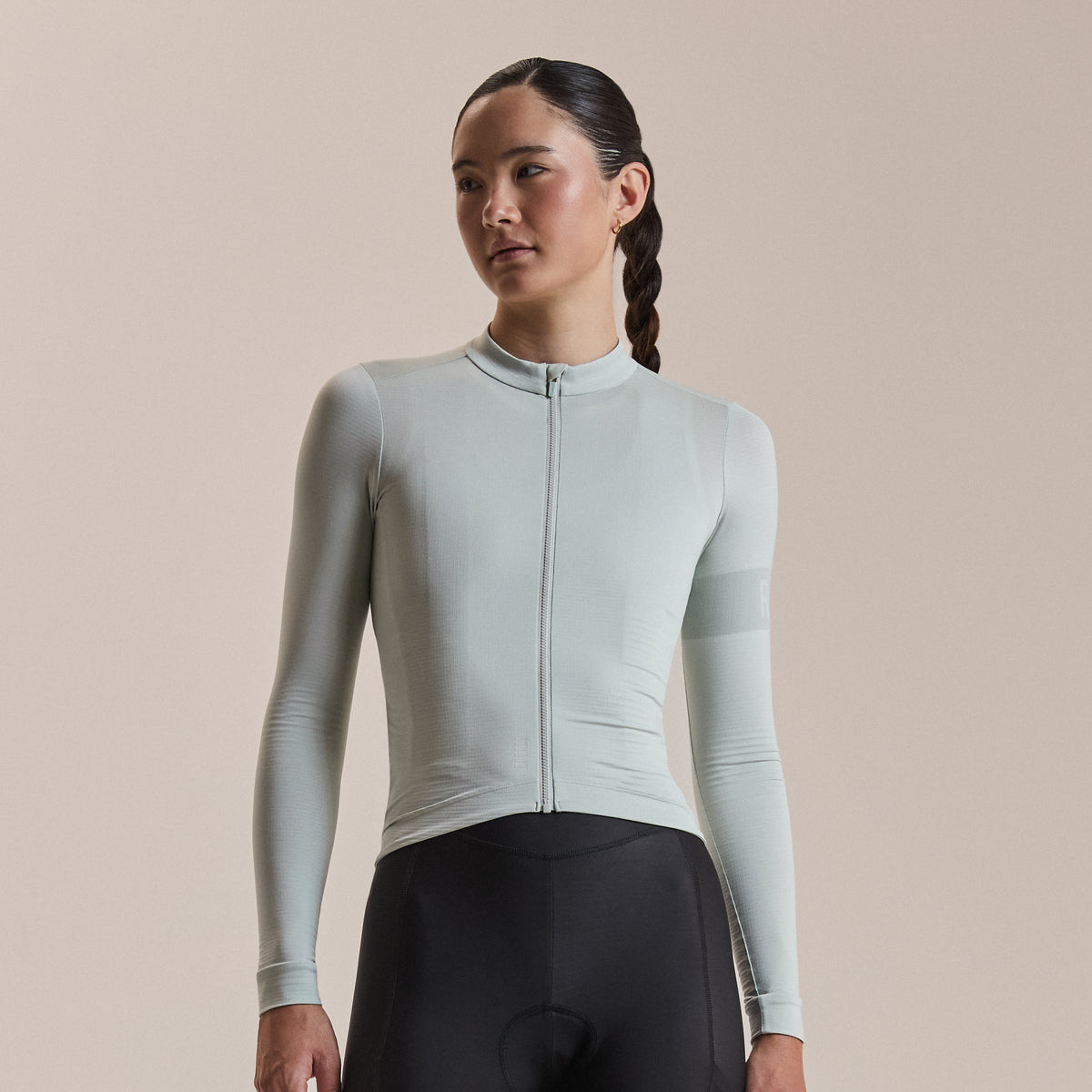 Women's Pro Team Long Sleeve Midweight Jersey II - Grey/White