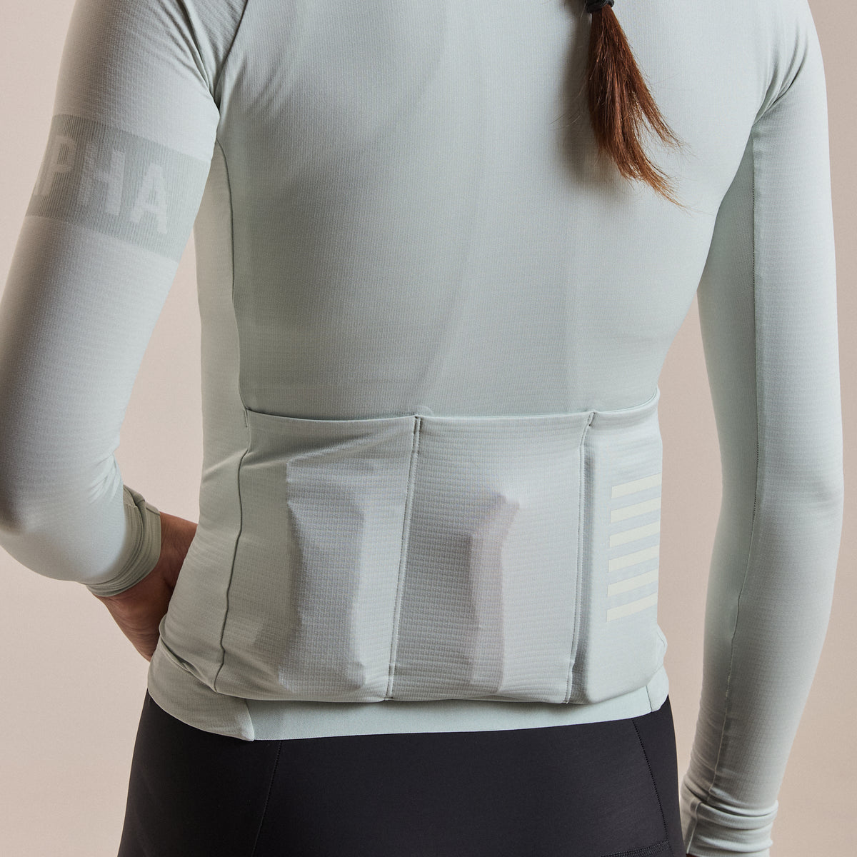 Women's Pro Team Long Sleeve Midweight Jersey II - Grey/White