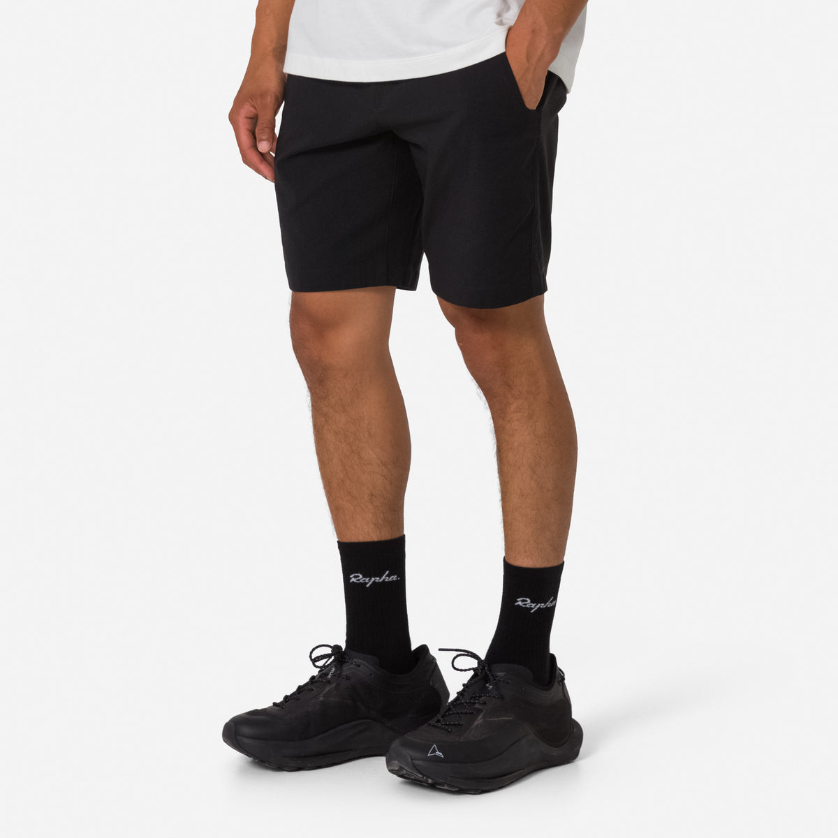 Men's Tech Chino Shorts - Black/Grey