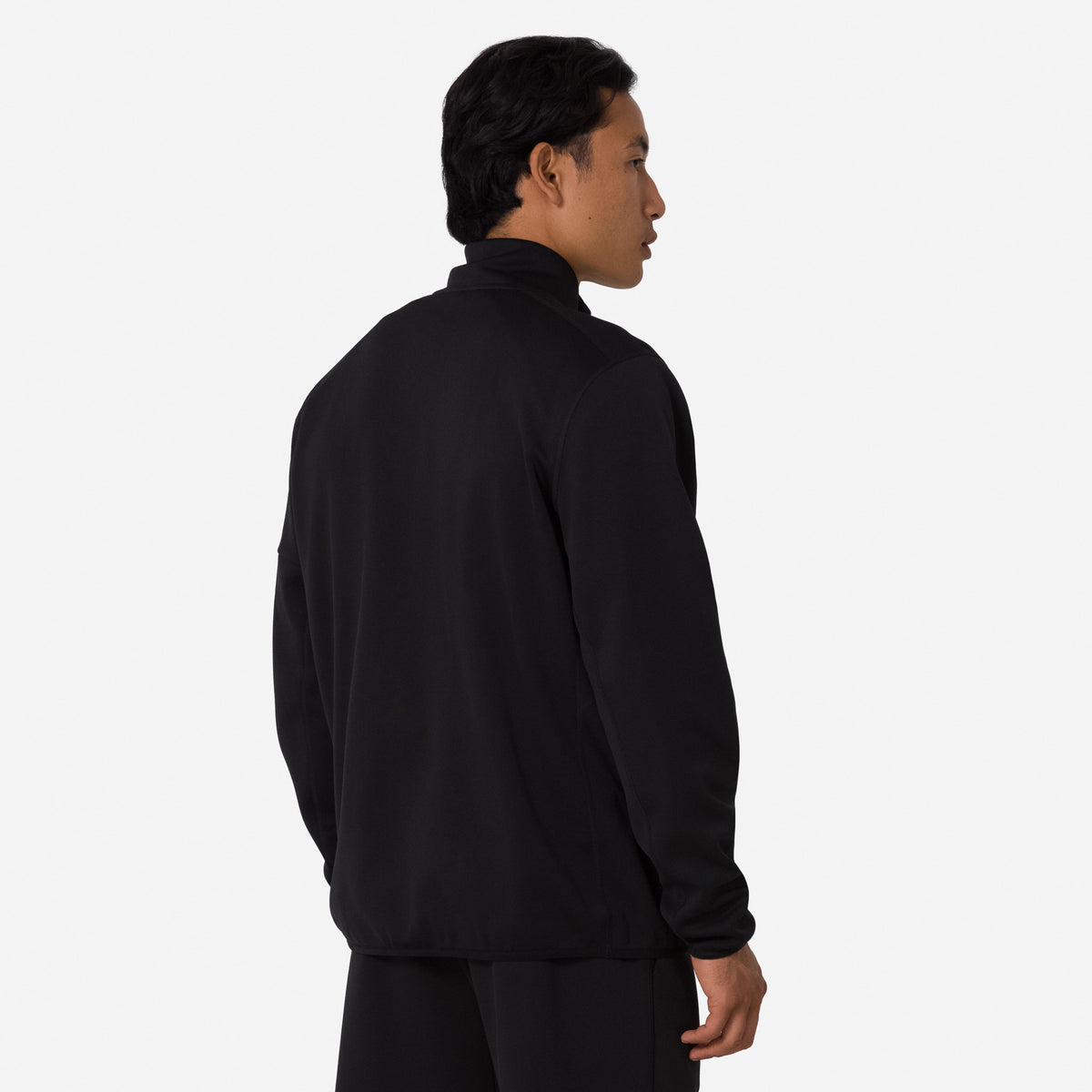 Men's Tech Fleece Half Zip - Black/Grey