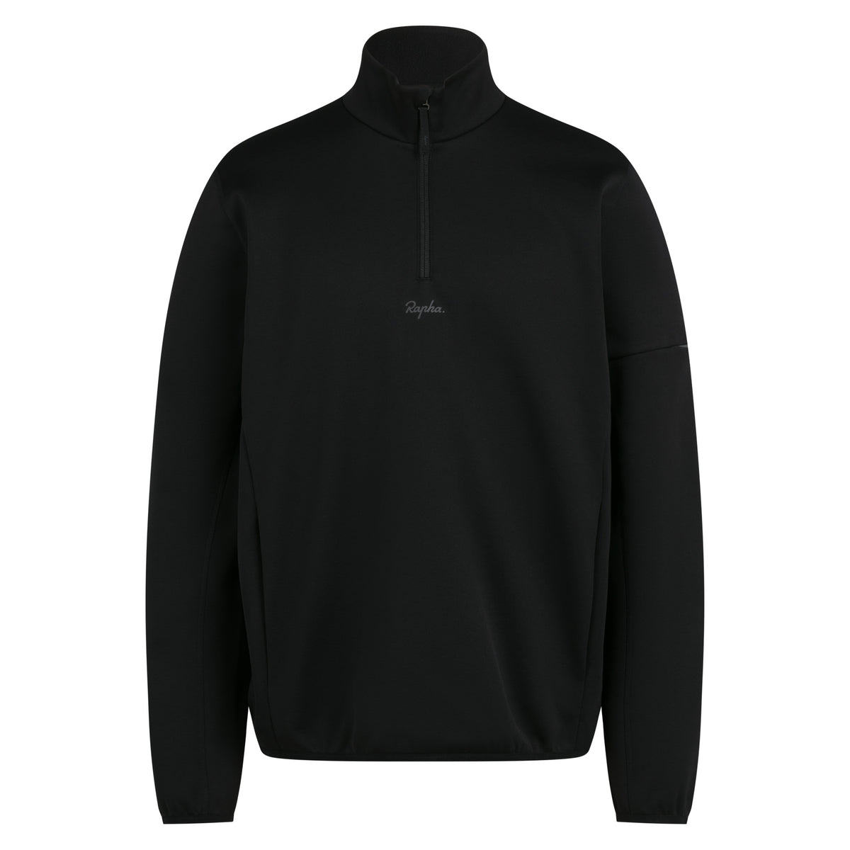 Men's Tech Fleece Half Zip - Black/Grey
