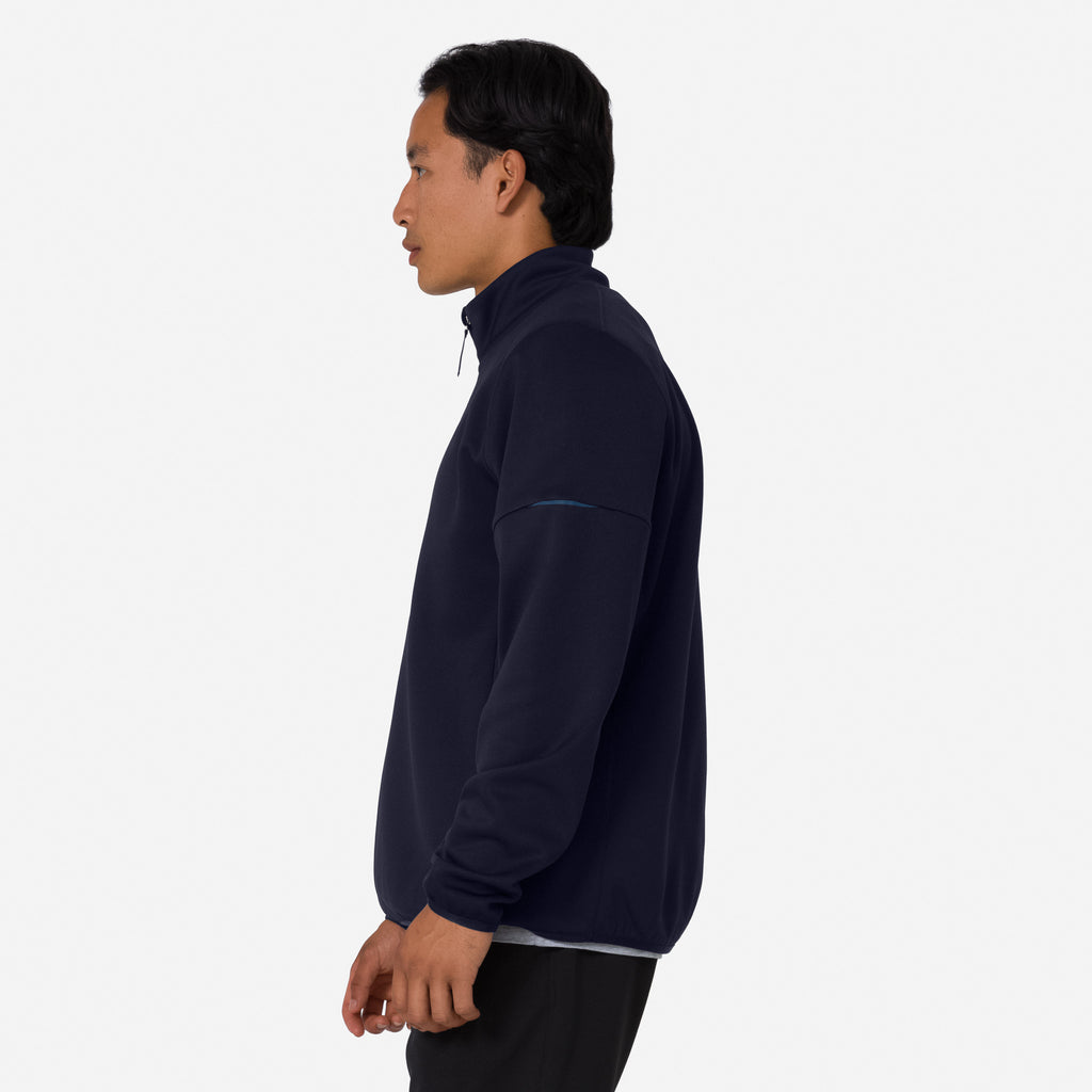 Men's Tech Fleece Half Zip - Night Sky / Pageant Blue
