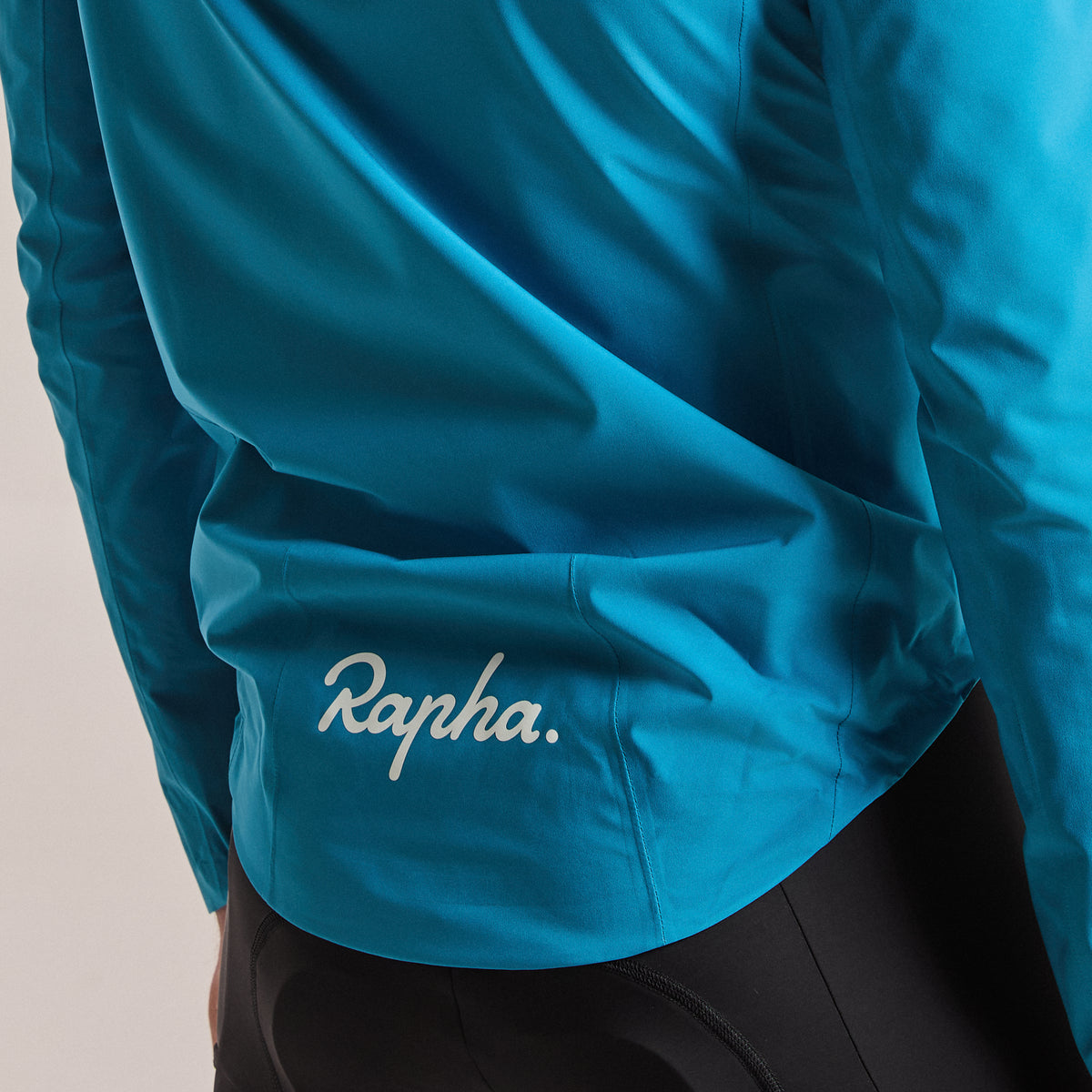 Men's Core Rain Jacket III - Teal Blue/White