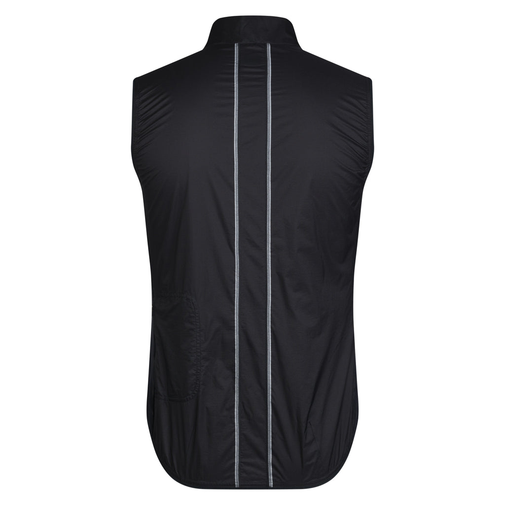 Men's Brevet Element Wind Gilet - Black/Grey