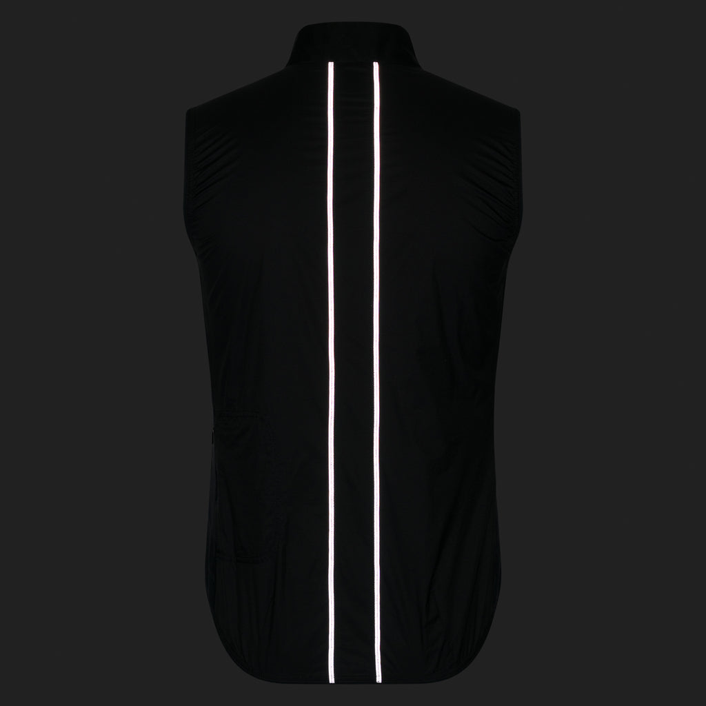 Men's Brevet Element Wind Gilet - Black/Grey