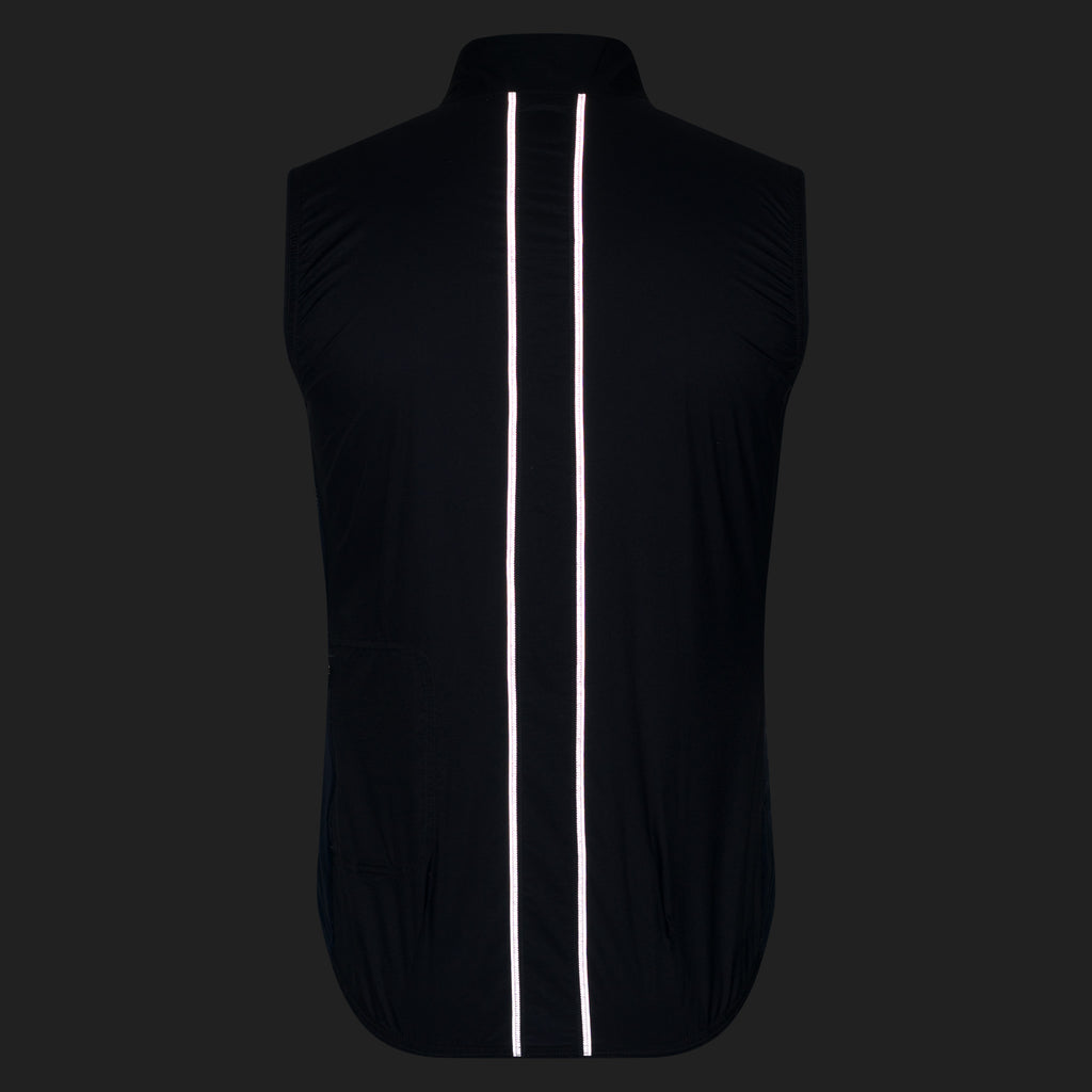 Men's Brevet Element Wind Gilet - Dark Navy/White