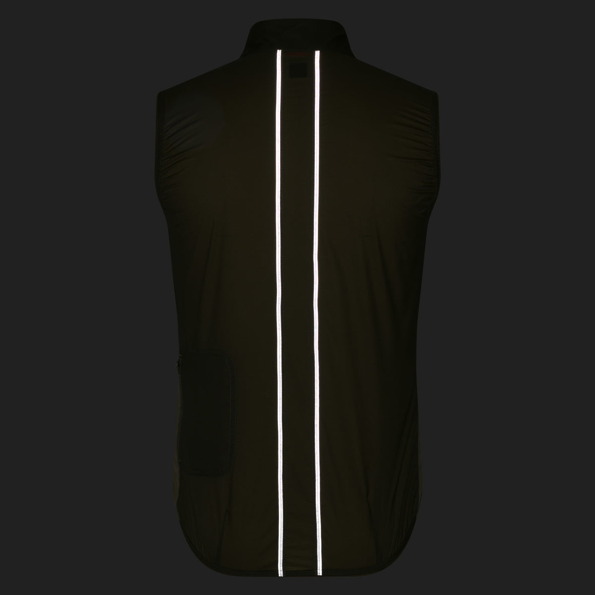 Men's Brevet Element Wind Gilet - Green/Dark Green