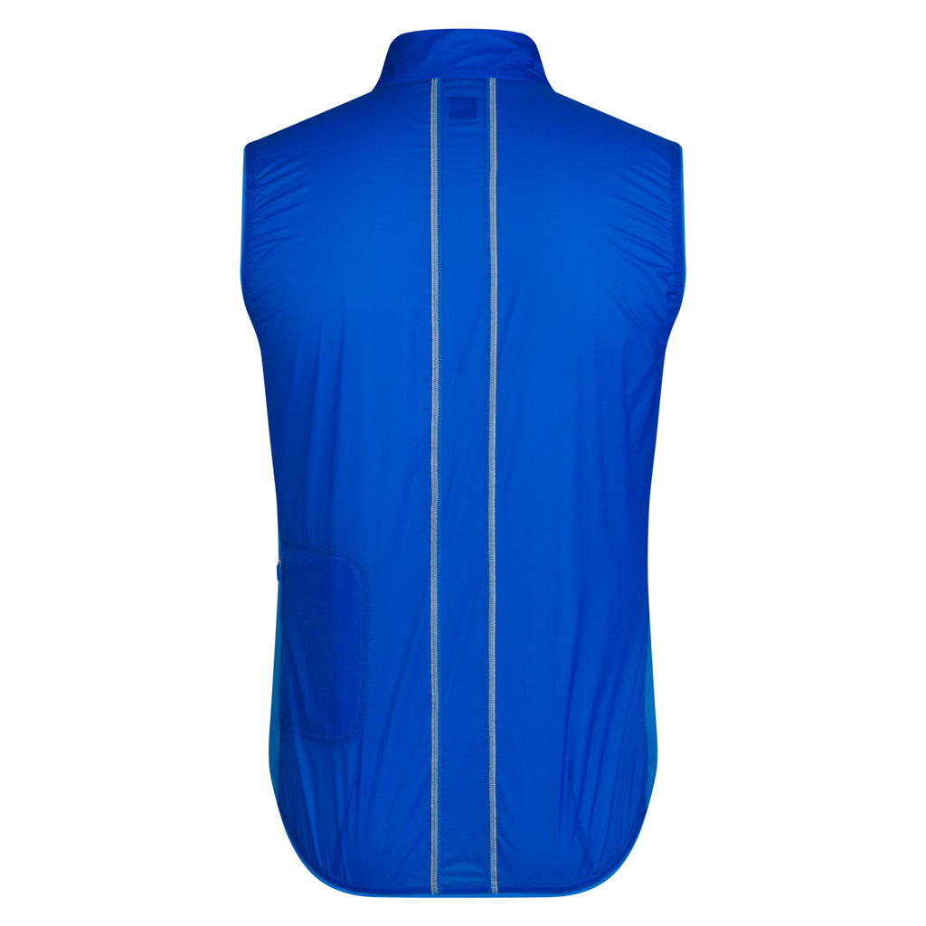 Men's Brevet Element Wind Gilet - Cobalt/Dark Navy