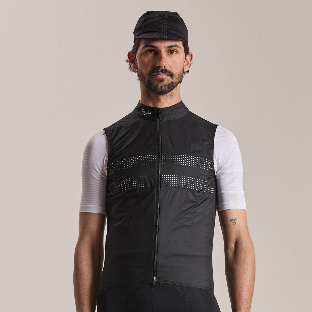 Men's Brevet Wind Gilet III - Black/Black